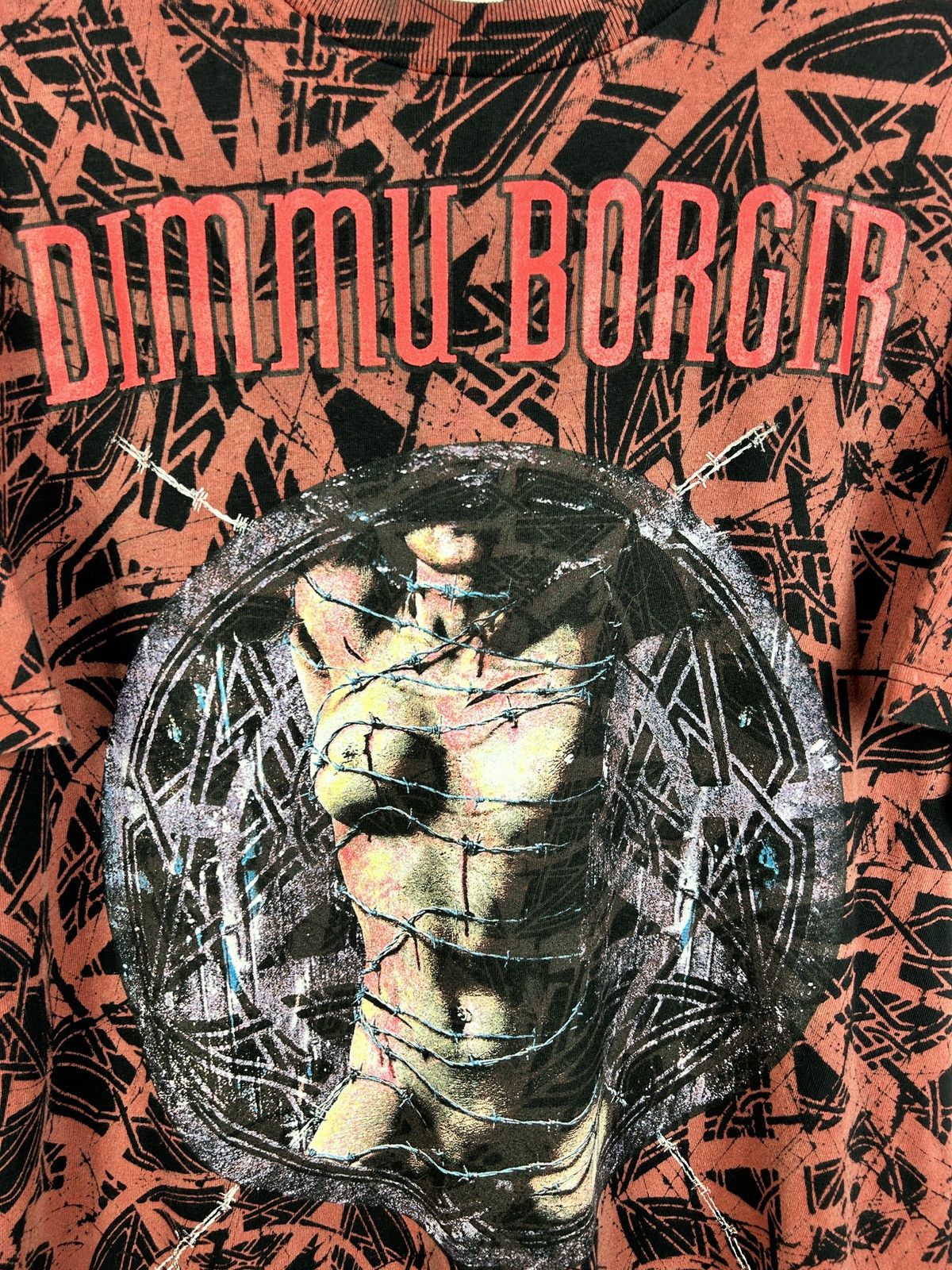 Band Tees Dimmu Borgir 2001 Puritanical Euphoric Misanthropia AOP Tee Size US XL / EU 56 / 4 - 2 Thumbnail