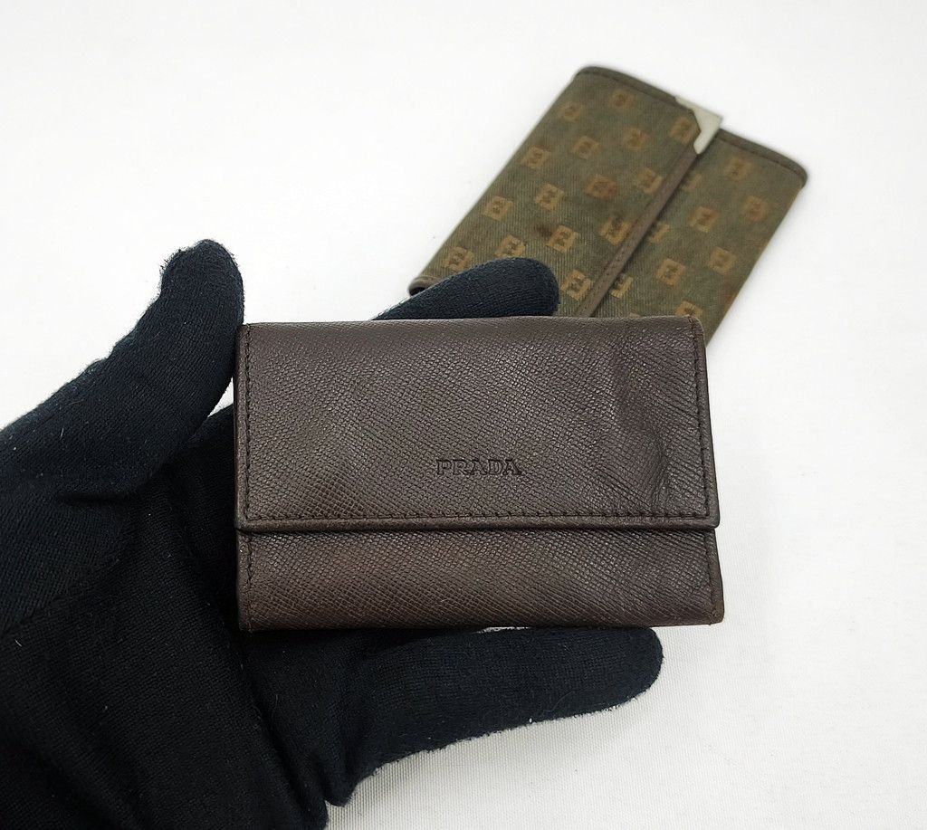 Fendi authentic FENDI notepad and PRADA key holder wallet Size ONE SIZE - 6 Thumbnail