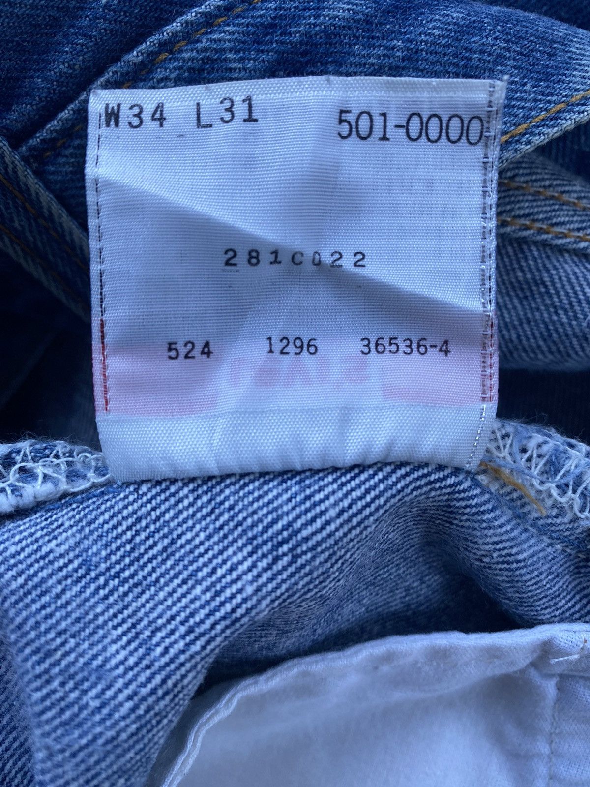 Levi's 90s Vintage Levis 501 Buttonfly Size US 32 / EU 48 - 11 Thumbnail