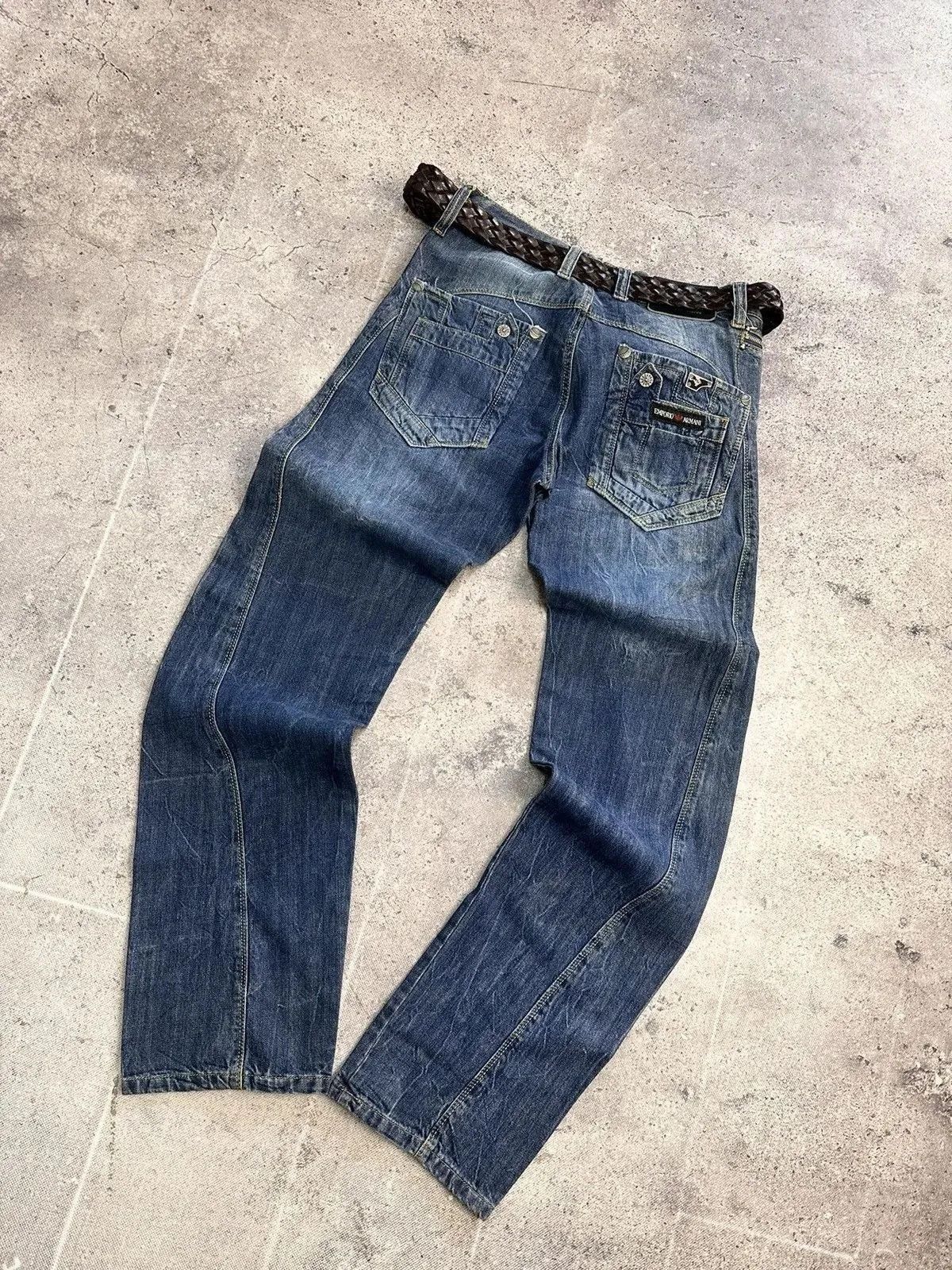 Armani Vintage Armani Jeans style Ed hardy Balenciaga Cargo Baggy Size US 31 - 5 Thumbnail