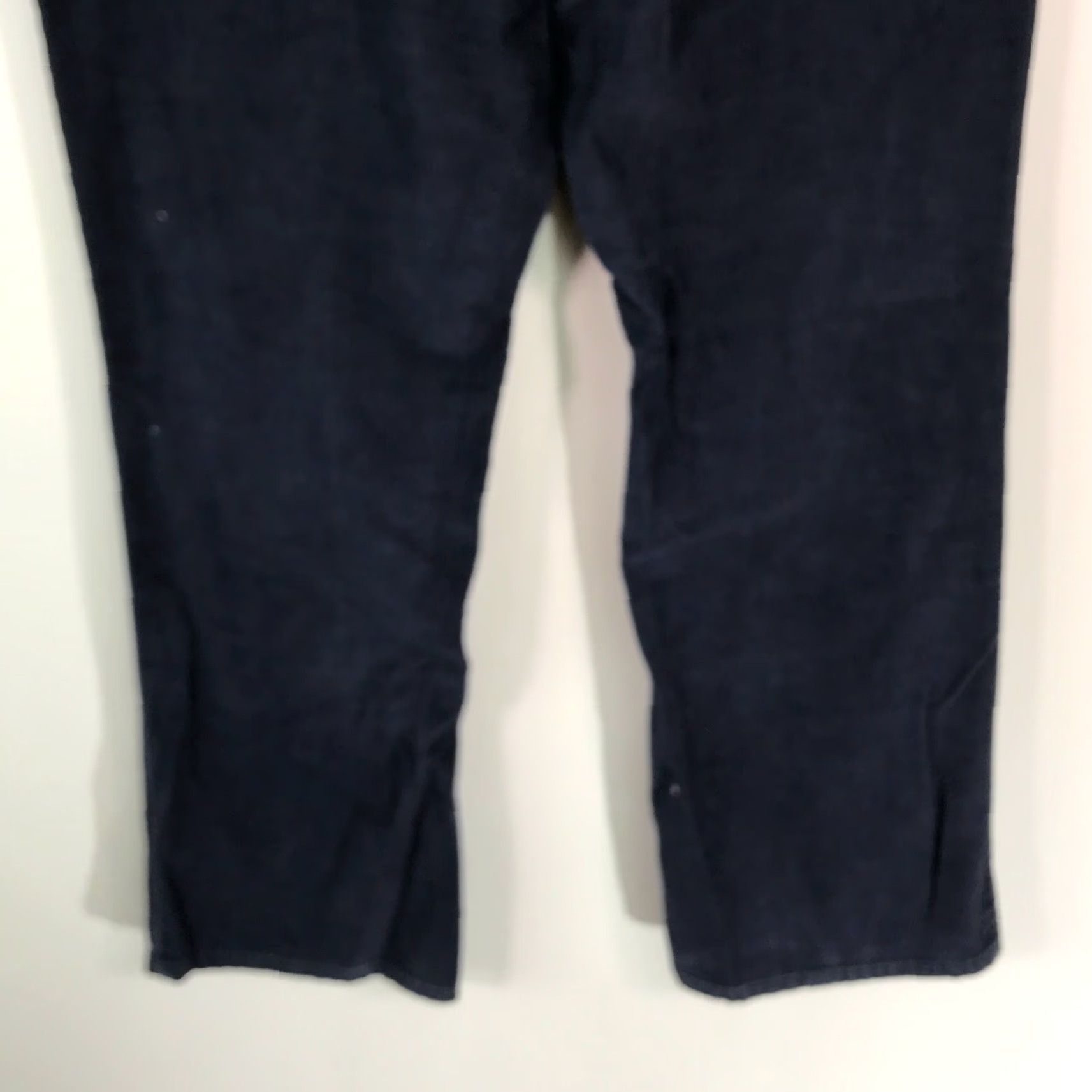 JCPenney JC Penney Men Jeans 36X30 Straight Blue Denim Flat Front Mid Rise 5-Pocket Regular Stretch Button Closure Size US 36 / EU 52 - 5 Thumbnail
