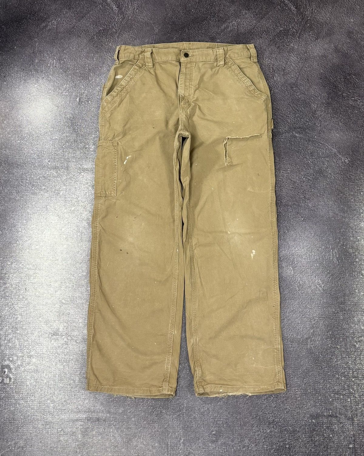 Carhartt Vintage Carhartt USA Carpenter Work Hype Baggy Pants Size US 36 / EU 52 - 2 Thumbnail