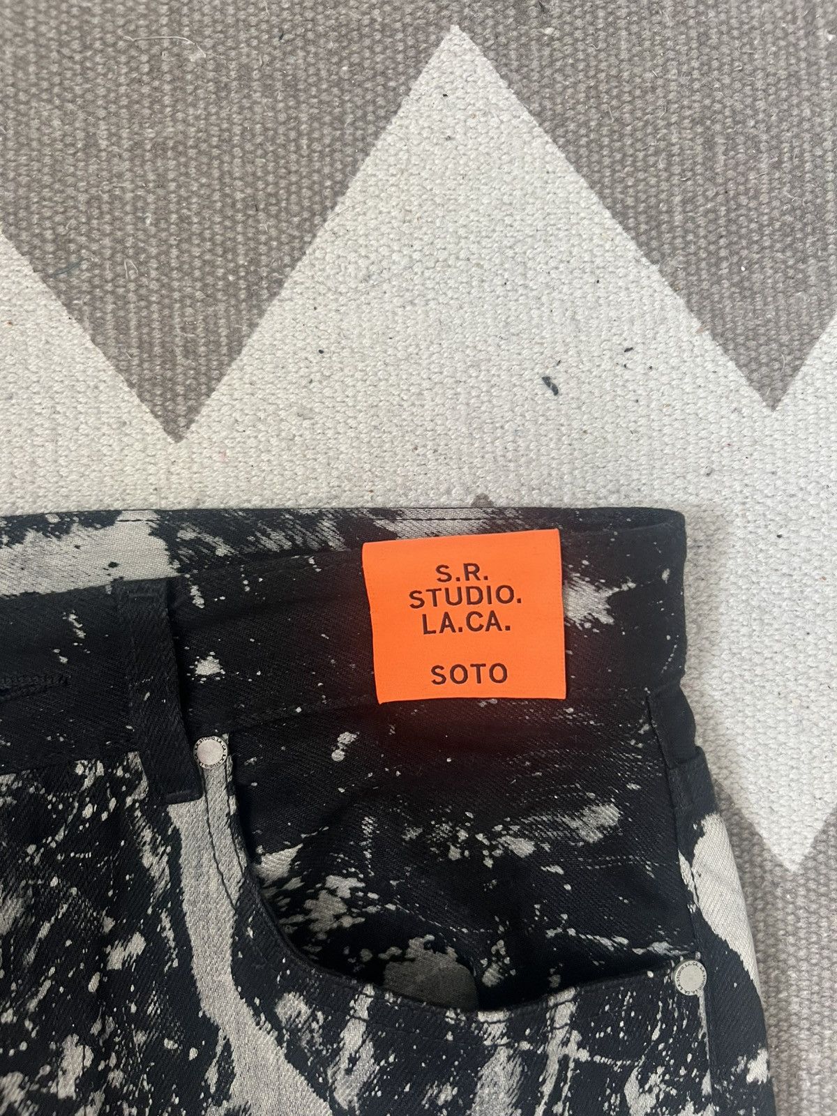 Sterling Ruby Sr Studio bleach soto jeans Size US 30 / EU 46 - 2 Thumbnail