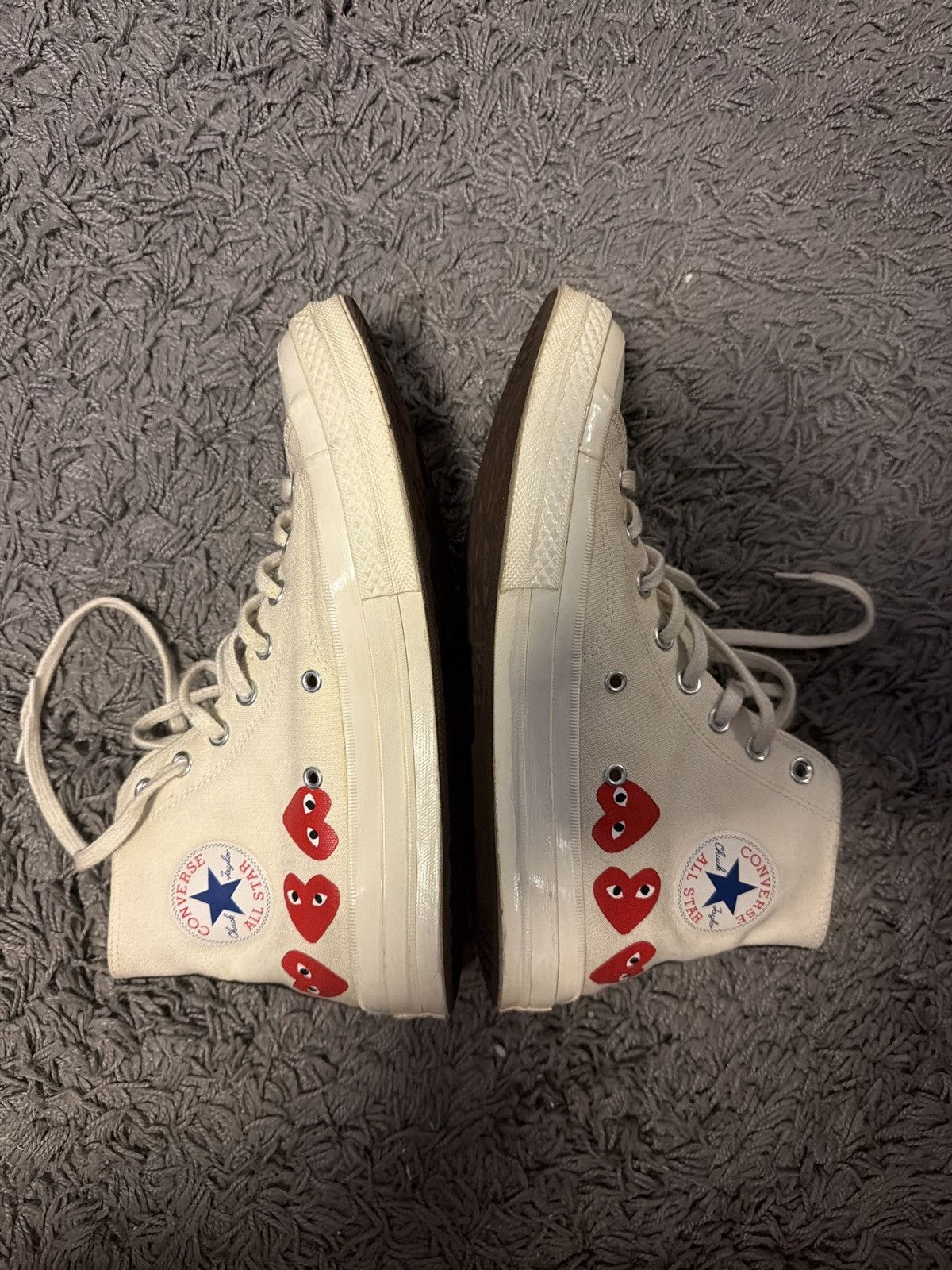 Comme des Garcons PLAY × Converse CDG Converse Chuck Taylor All Star 70 Hi Size US 9 / EU 42 - 6 Thumbnail