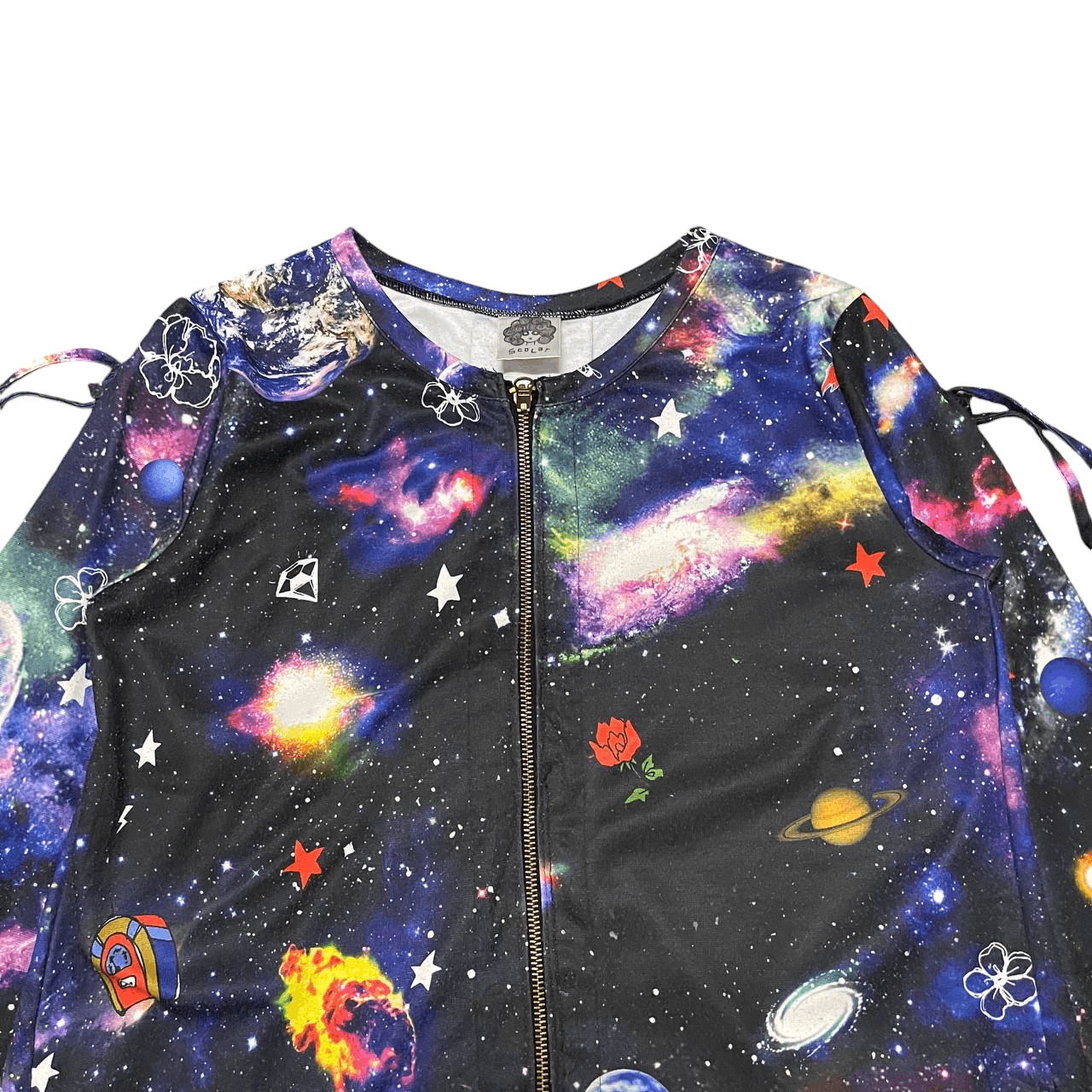 Japanese Brand Vintage Scolar All Over Print Zipper Jacket Size M / US 6-8 / IT 42-44 - 2 Thumbnail