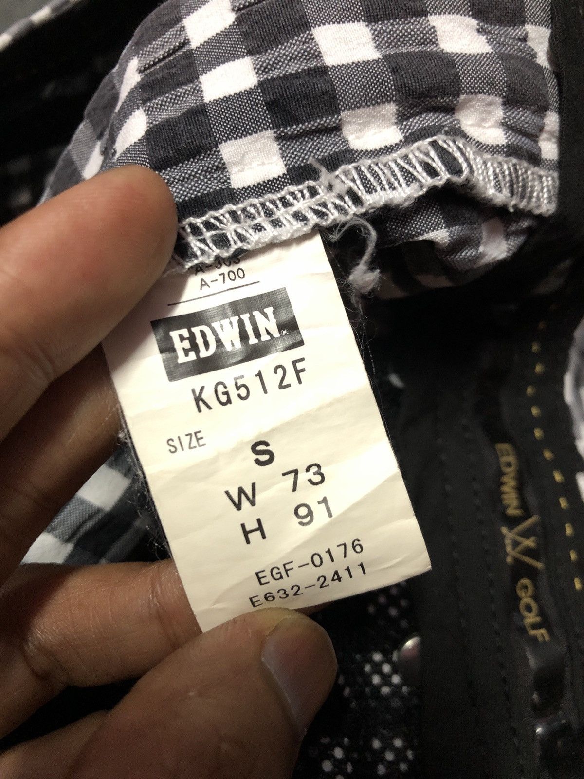 Edwin × Japanese Brand FLARED ZIPPER PLAID PANT BY EDWIN GOLF Size US 30 / EU 46 - 10 Thumbnail