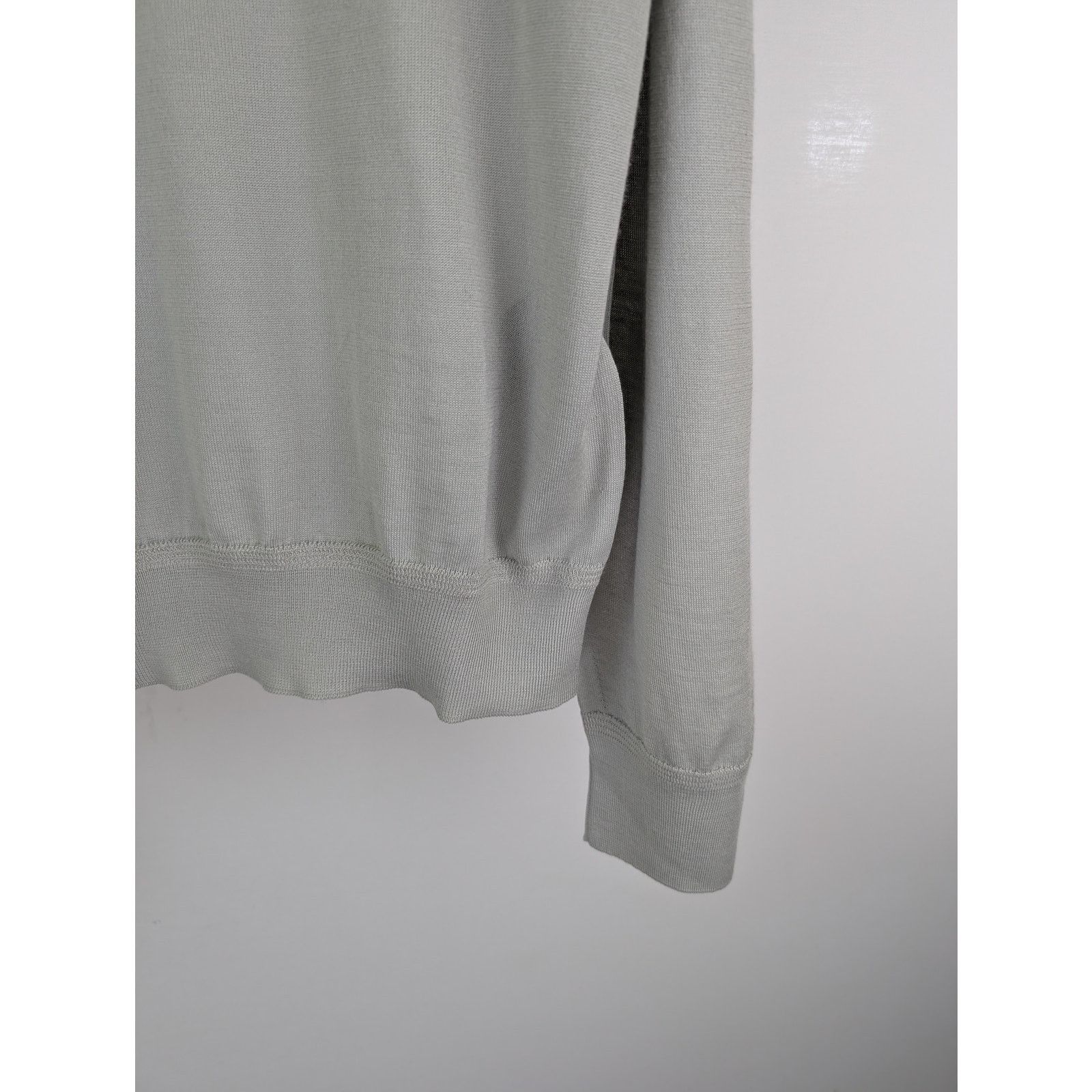 Tom Ford o1rshd1 V-Neck Knitwear Crewneck Sweatshirt in Grey Size US XXL / EU 58 / 5 - 3 Thumbnail