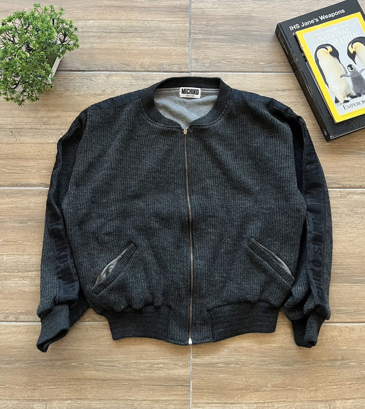 Michiko Koshino × Michiko Koshino London Michiko Koshino Reversible Sidetape Jacket Size US M / EU 48-50 / 2 - 2 Thumbnail