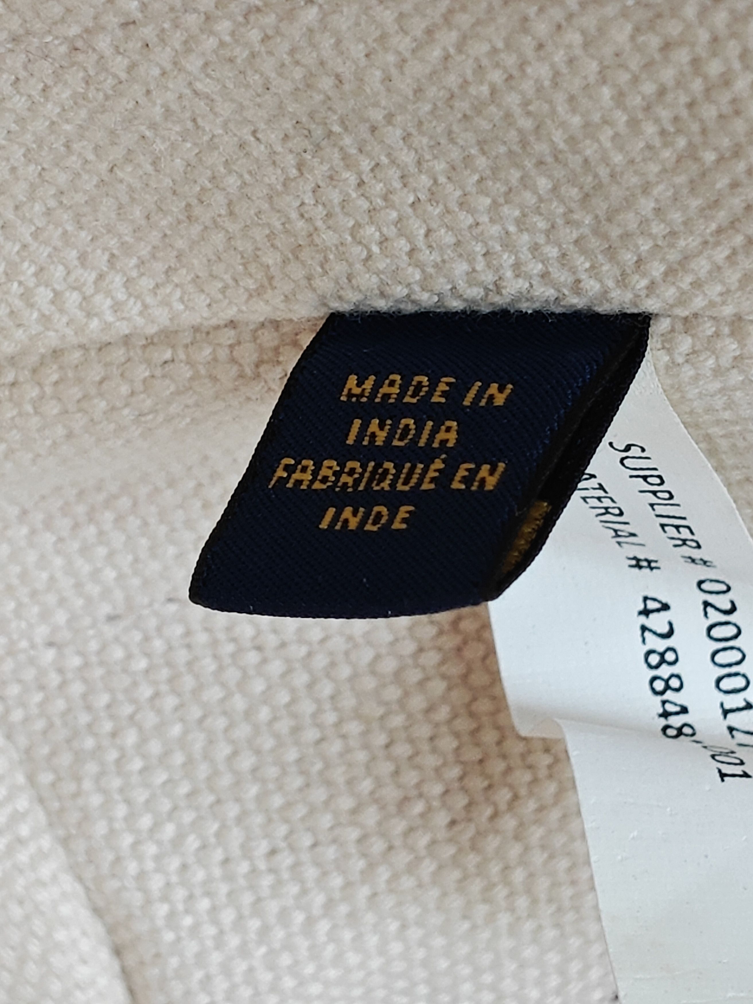 Polo Ralph Lauren Polo Ralph Lauren Canvas Medium Tote Free Shipping FTP/4016 Size ONE SIZE - 6 Thumbnail