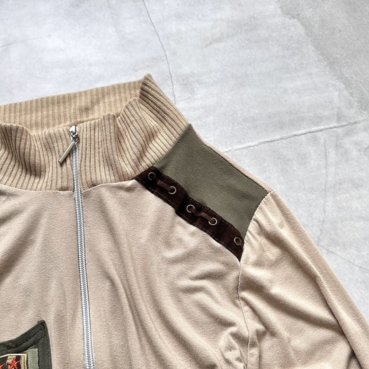 Hysteric Glamour × Undercover Vintage Military Army Zip Sweatshirt Y2K PPFM Vibe Size M / US 6-8 / IT 42-44 - 4 Thumbnail