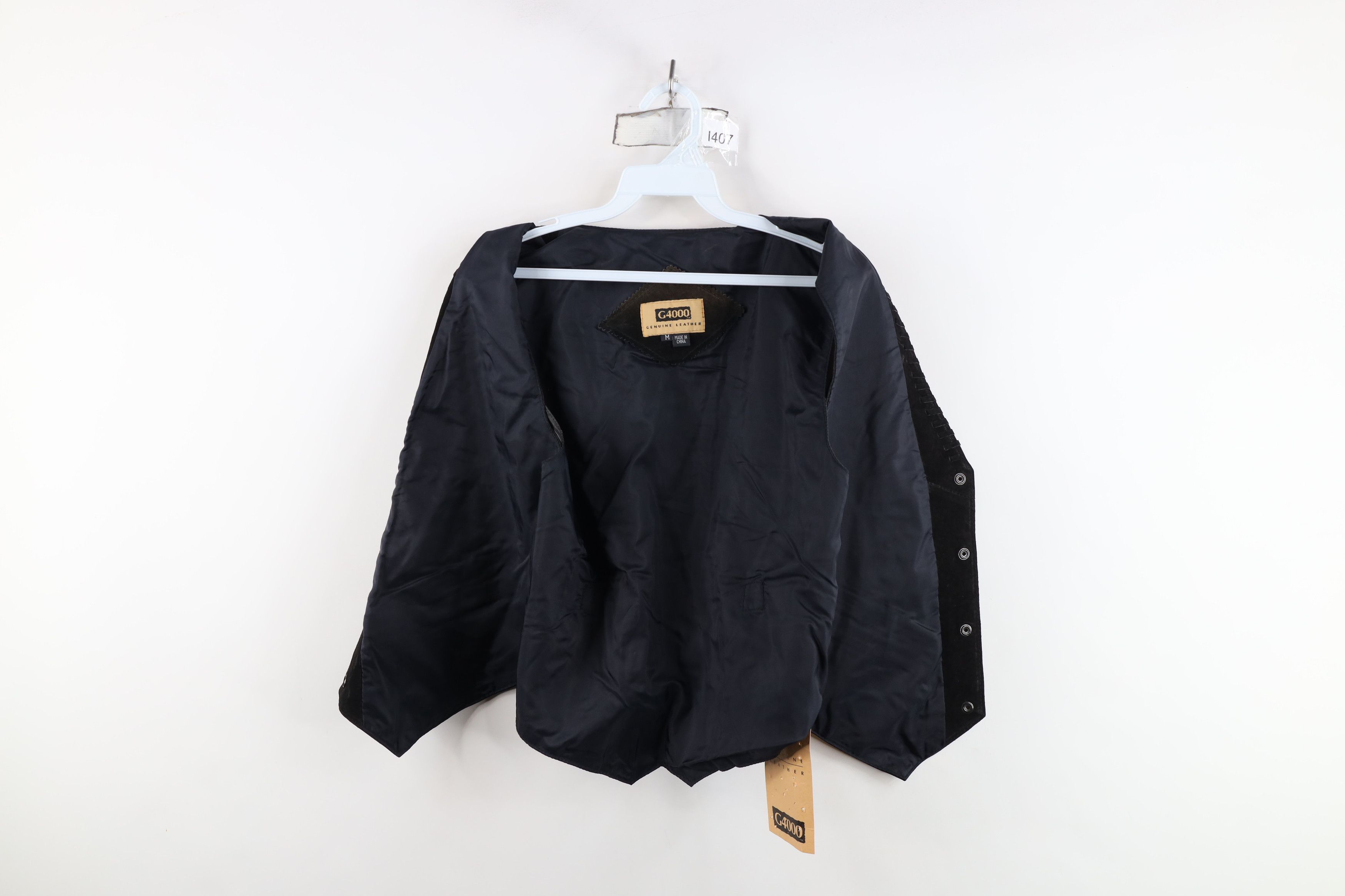 Vintage Deadstock Vintage 90s Streetwear Tie Back Vest Jacket Size M / US 6-8 / IT 42-44 - 10 Thumbnail