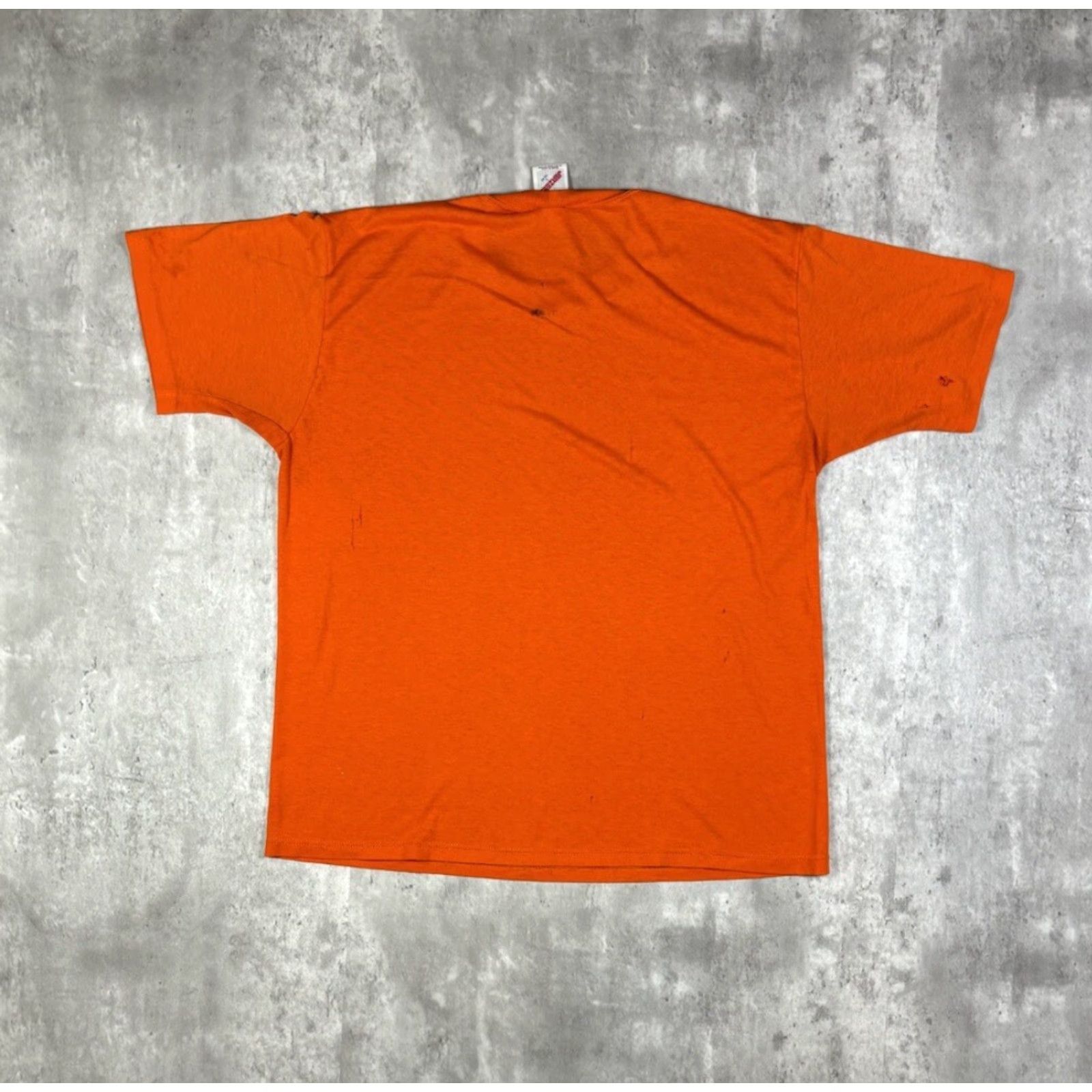 Jerzees VINTAGE 90s Sherif Police Graphic T-Shirt L Jerzees Men Captain America Ghost Stitch Orange Crew Neck Short Sleeve Cotton Size US L / EU 52-54 / 3 - 2 Thumbnail