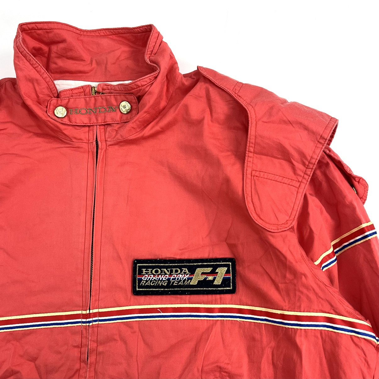 Honda × Vintage Vintage Honda Racing Team F-1 World Grandprix Jacket Size US XL / EU 56 / 4 - 4 Thumbnail