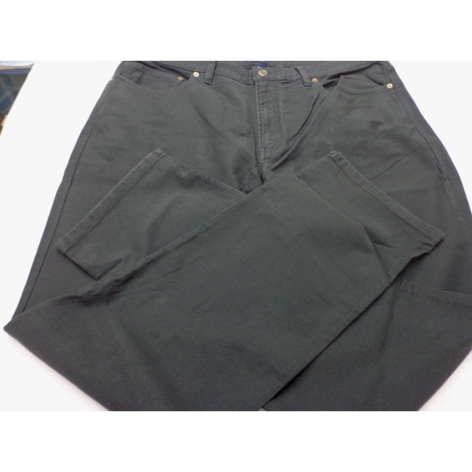 Lands' End Lands' End Knit Twill 5 Pocket Pants Mens 38X32 Charcoal NWT Size US 38 / EU 54 - 4 Thumbnail