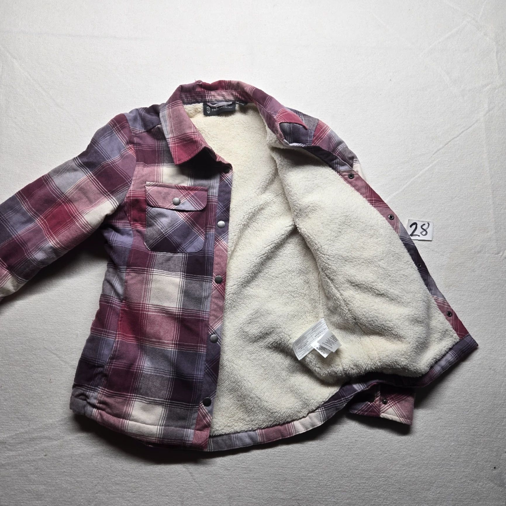 Free Country FREE COUNTRY Jacket Mens Adirondack Flannel Insulated Snap Red Size S Plaid Short Description Size US S / EU 44-46 / 1 - 2 Thumbnail