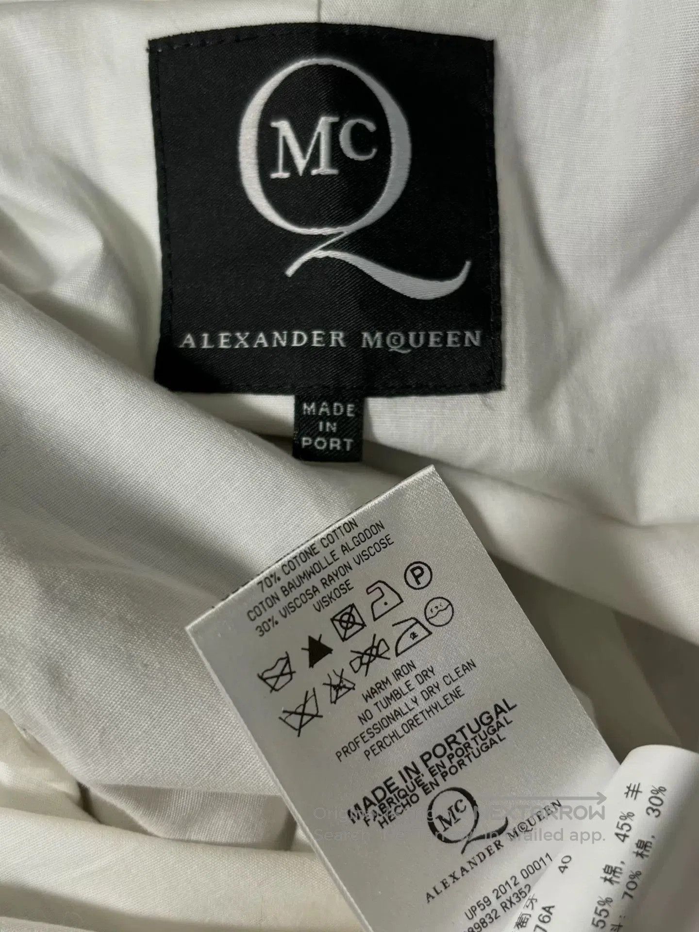 McQ Alexander McQueen Alexander McQueen Houndstooth Wool Blend Coat. Size M / US 6-8 / IT 42-44 - 6 Thumbnail