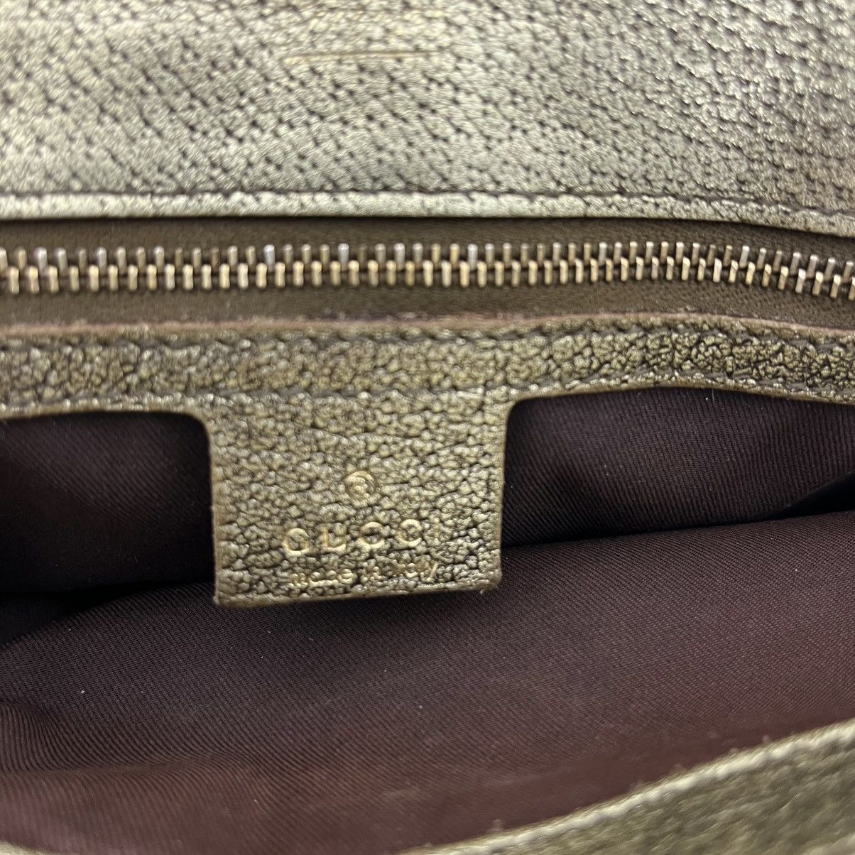 Gucci Bag Brown Gold Luxury Vintage Style Monogram