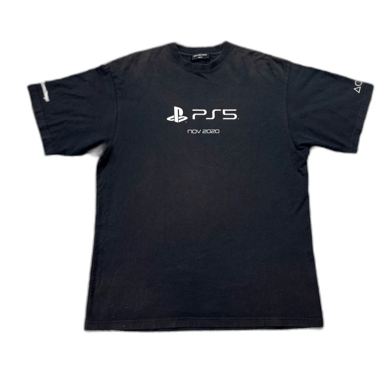Balenciaga Balenciaga x PS5 Short Sleeve T-Shirt Size US S / EU 44-46 / 1 - 1 Thumbnail