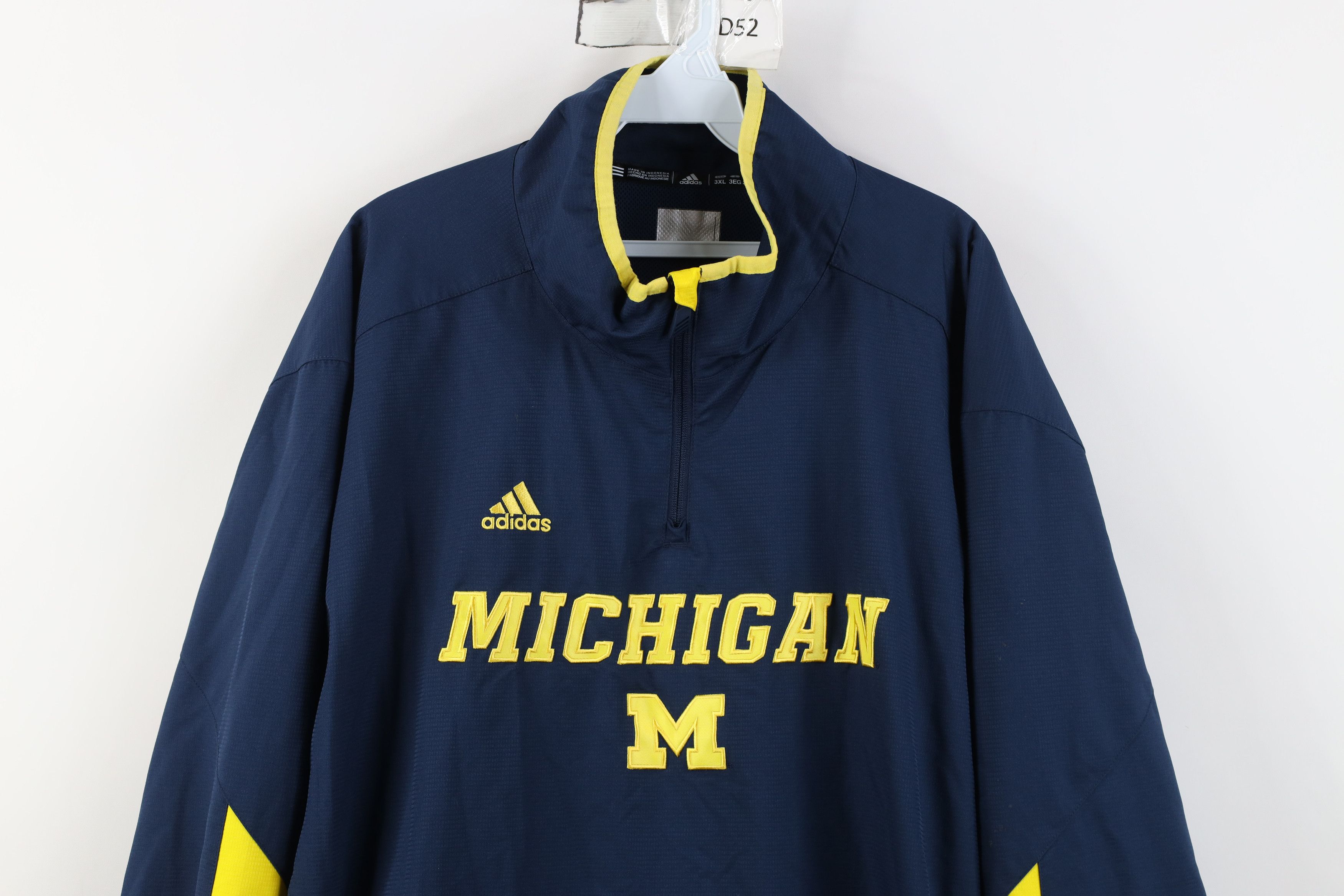 Adidas Adidas University of Michigan Football Windbreaker Jacket Size US XXL / EU 58 / 5 - 2 Thumbnail