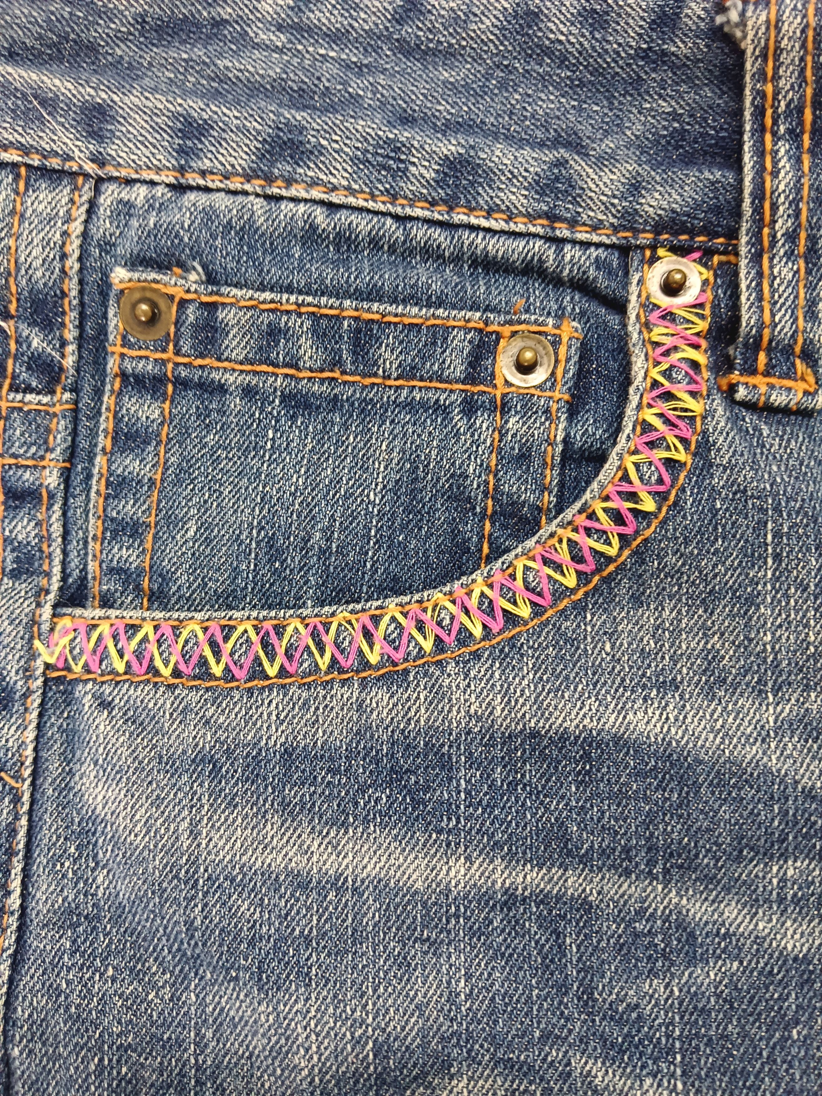 In The Attic In The Attic Patchwork Surfing Denim Size US 32 / EU 48 - 8 Thumbnail