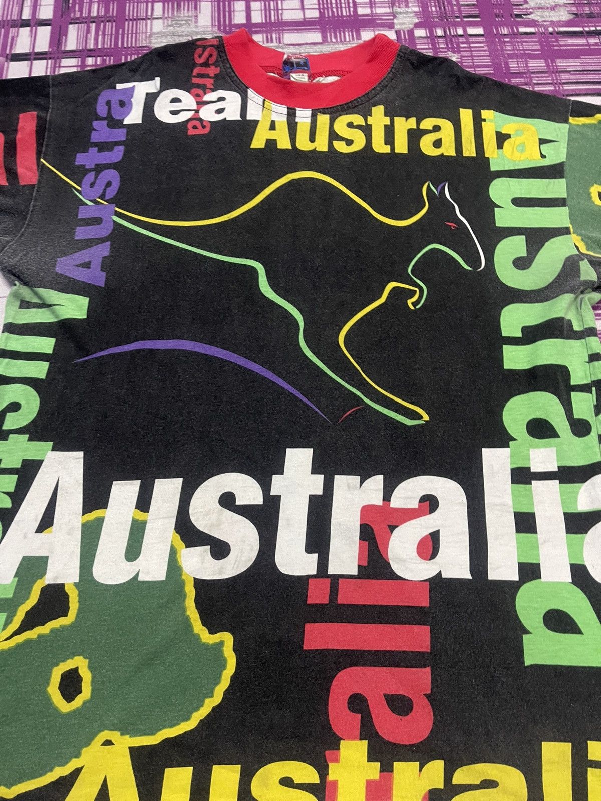 Vintage VINTAGE TEAM AUSTRALIA SPELL OUT VERY RARE Size US XL / EU 56 / 4 - 2 Thumbnail