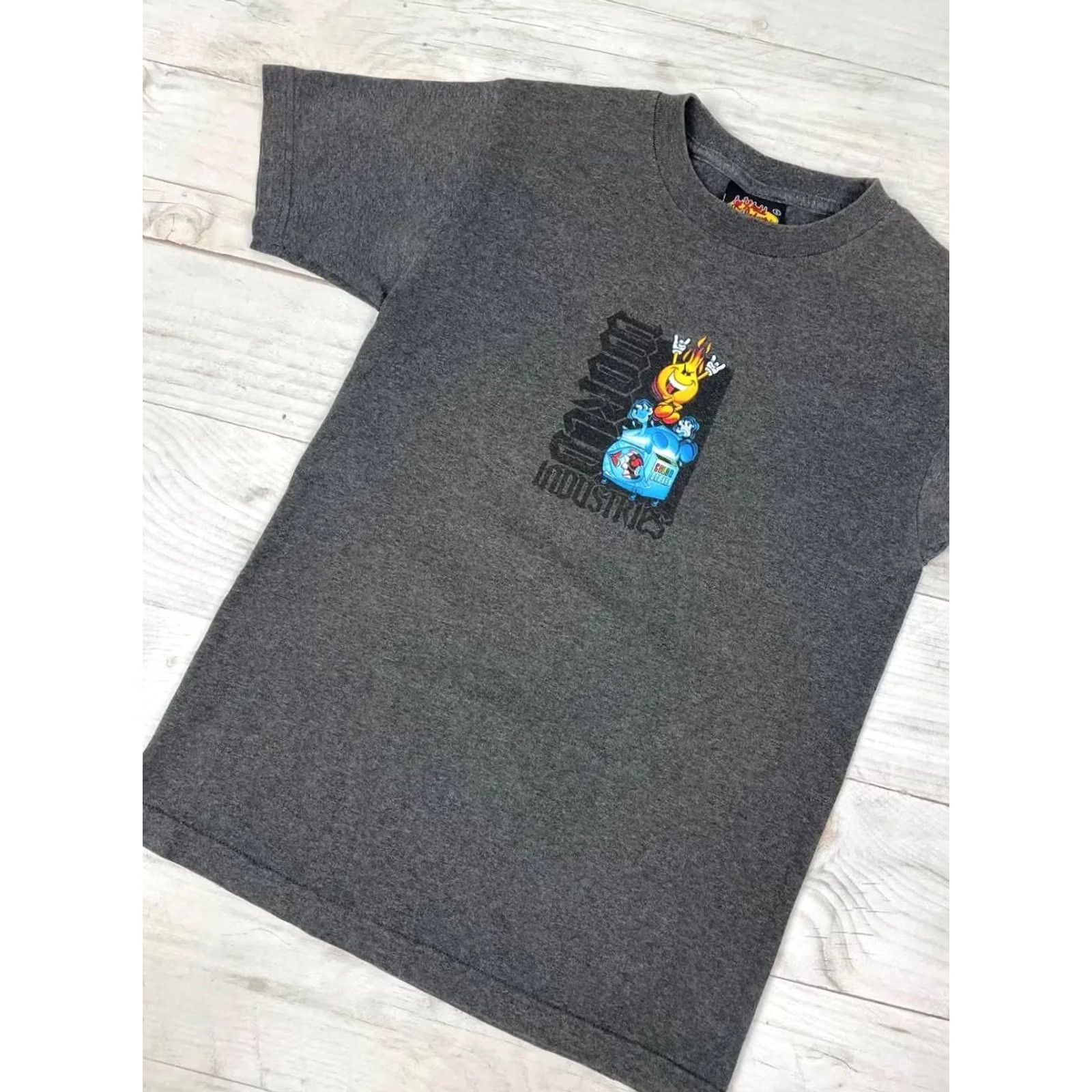 World Industries VINTAGE World Industries T-Shirt Flameboy 90s Gray Adult S Men Size US S / EU 44-46 / 1 - 3 Thumbnail