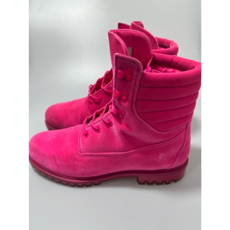 Timberland Jimmy Choo x Timberland Ankle Boots Pink Men’s Size 11 Size US 11 / EU 44 - 1 Thumbnail