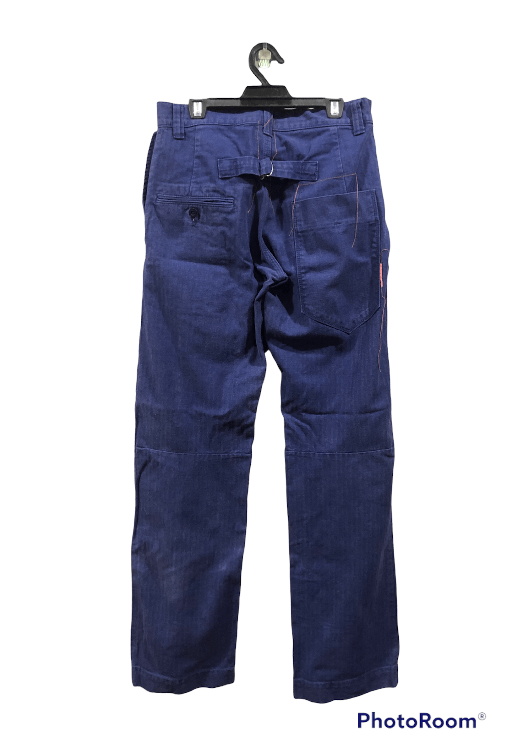 KATO Kato Indigo Hbt herringbone Twill French Work Pants Size US 29 - 2 Thumbnail