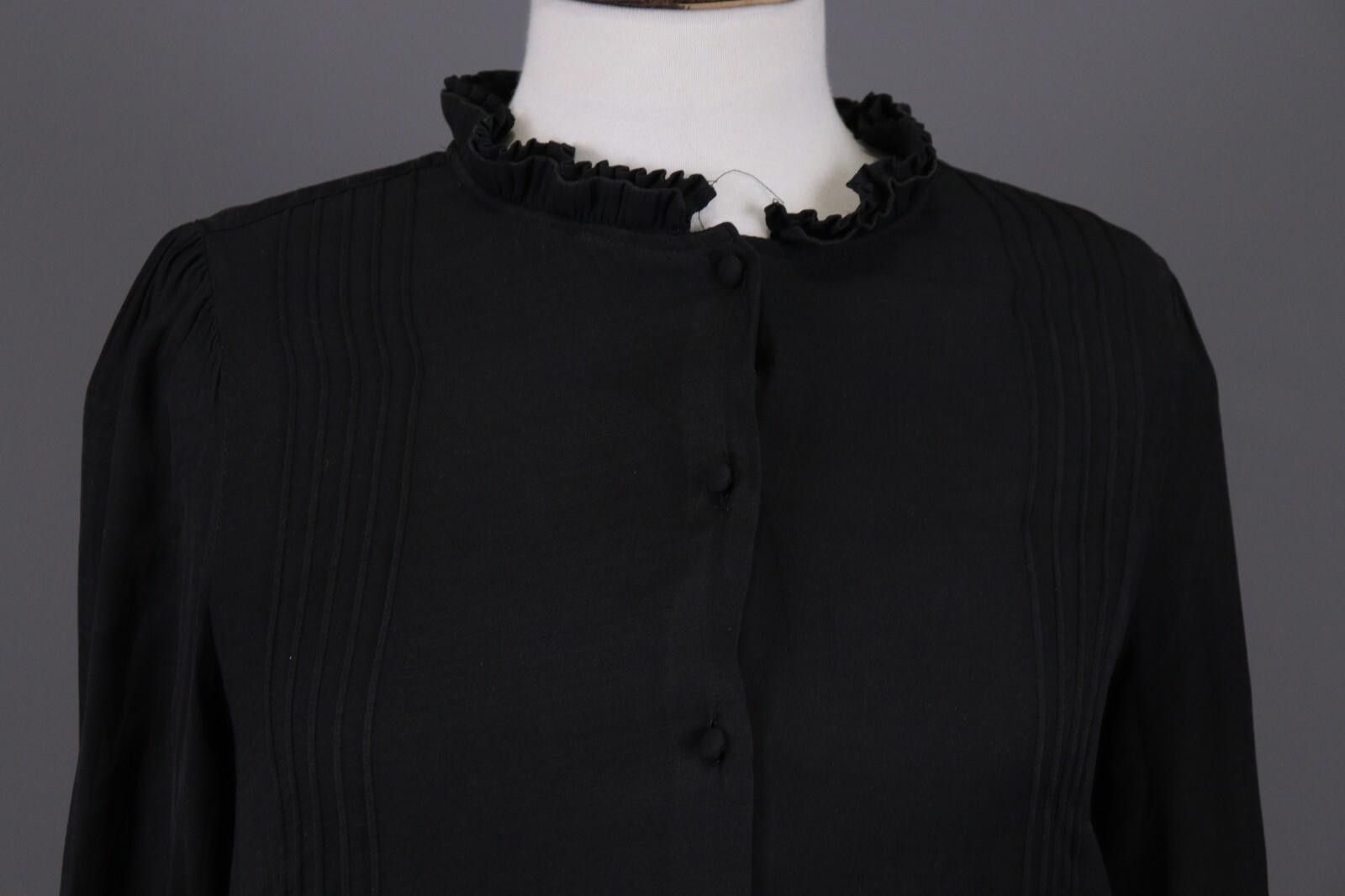 Zadig & Voltaire Zadig & Voltaire Black Button Down Top Shirt Blouse Size M / US 6-8 / IT 42-44 - 2 Thumbnail