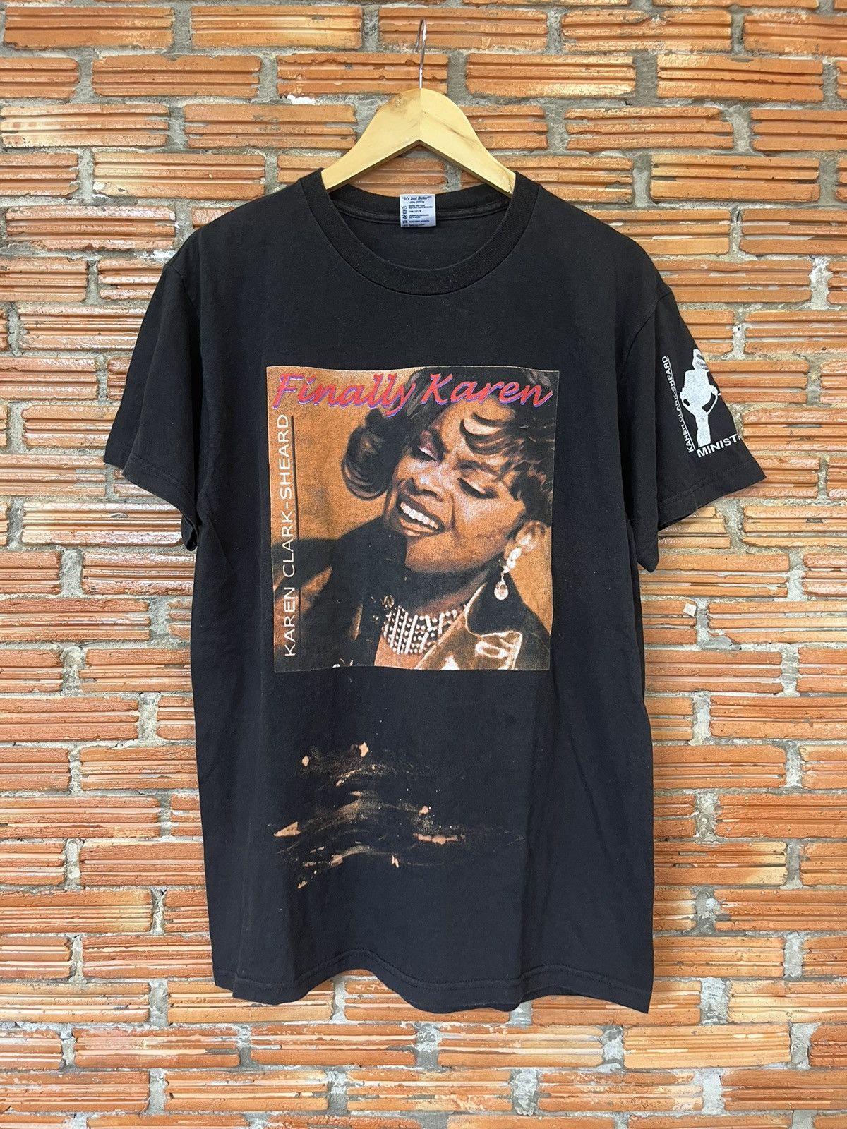 Band Tees Vintage KAREN CLARK-SHEARD Ministries Finally Promo 90’s Size US M / EU 48-50 / 2 - 2 Thumbnail