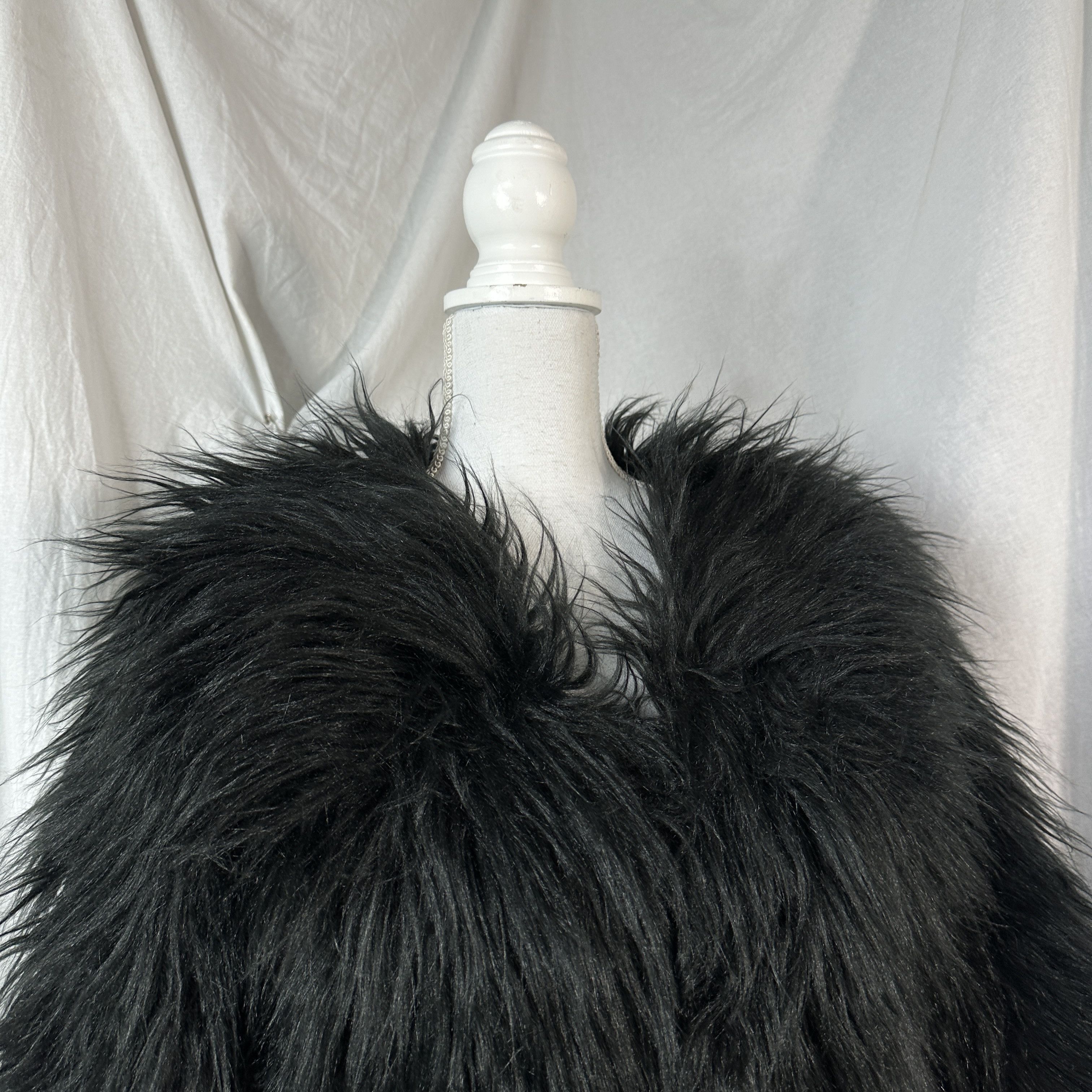 Vintage Vintage Avant Garde Y2K Faux Fur Jacket Size S / US 4 / IT 40 - 6 Thumbnail