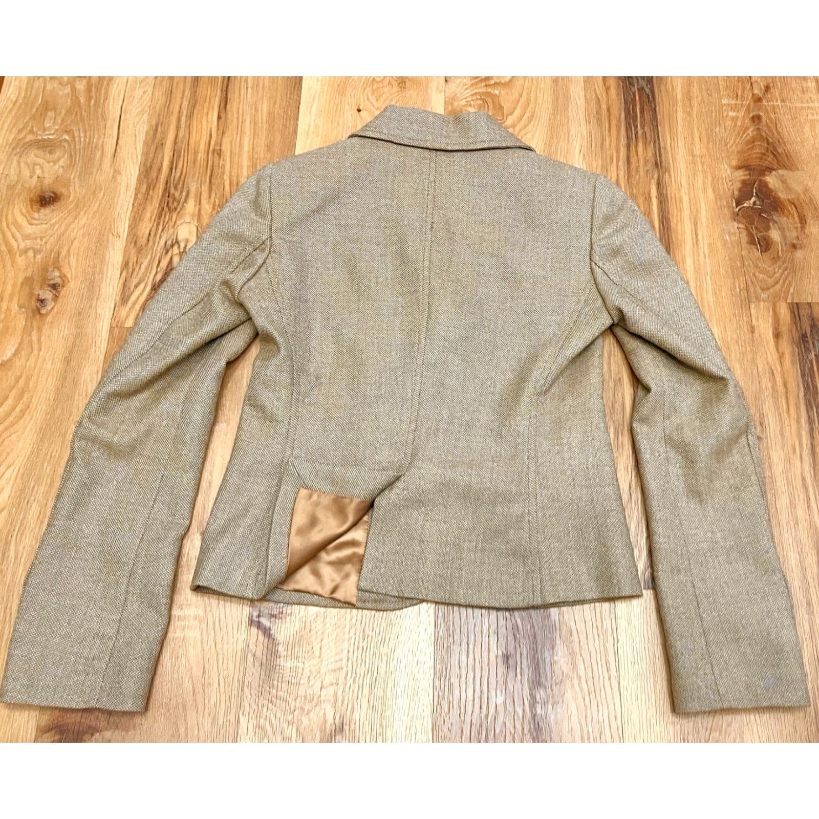 Valentino Valentino Blazer Jacket Women’s US Size 42 (Small) Tan Beige Wool Blend Lined Wool Blend Suits Jacket Size M / US 6-8 / IT 42-44 - 5 Thumbnail
