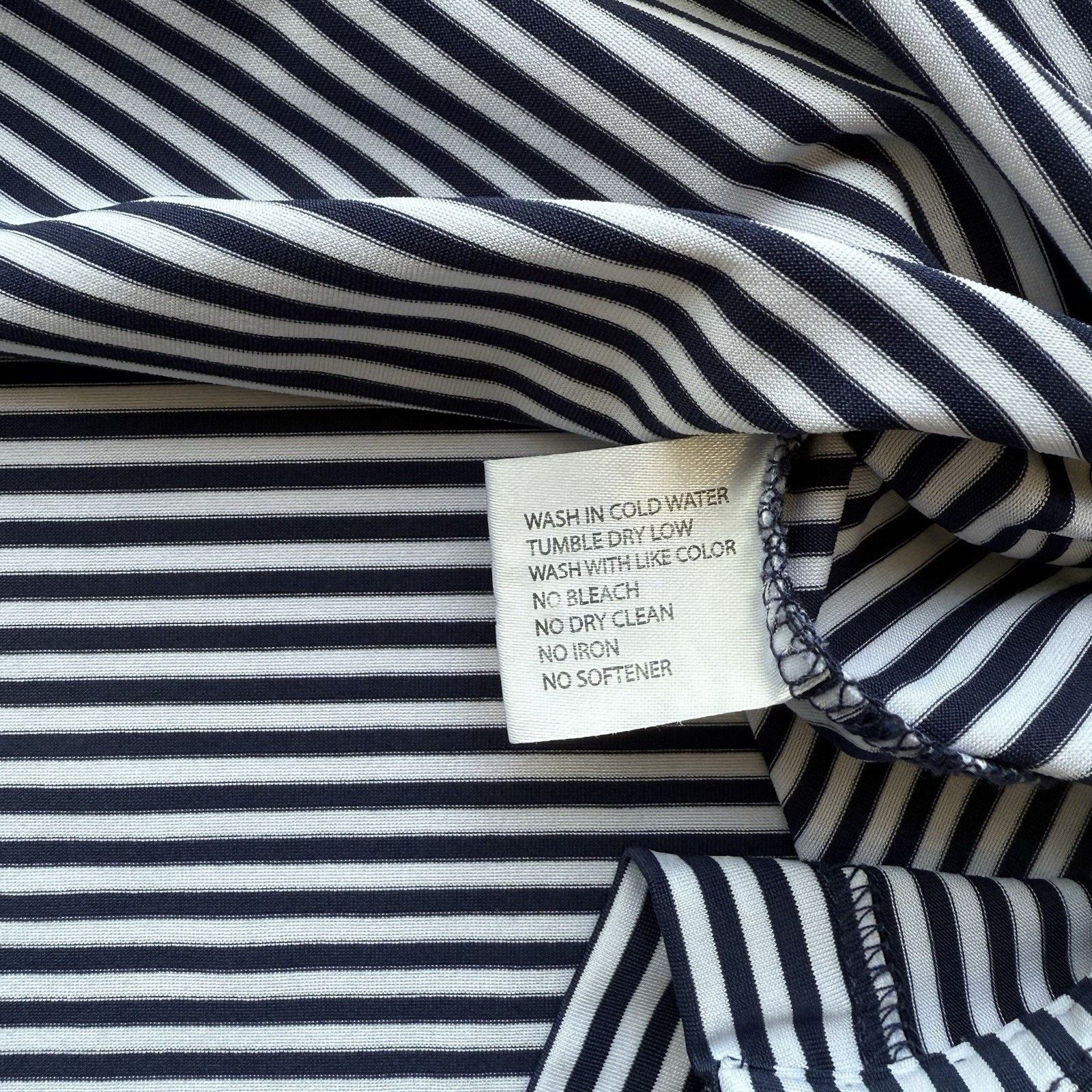 Other Rhoback Polo Shirt 3XL Navy White Striped Golf Tennis Size US XXL / EU 58 / 5 - 5 Thumbnail