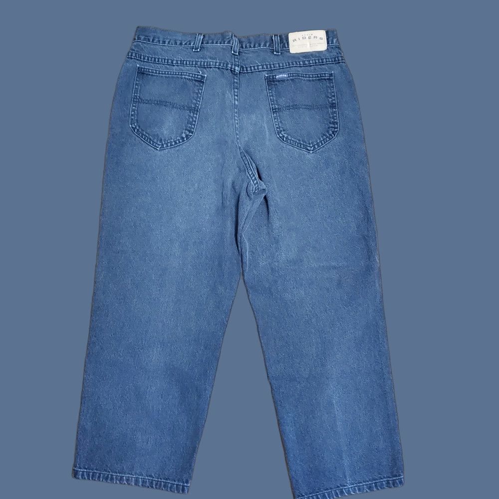 Lee VINTAGE Lee Regular Jeans Mens 38x25 Black Wash 90s Straight 5-Pocket Denim 100% Cotton Size US 38 / EU 54 - 1 Thumbnail