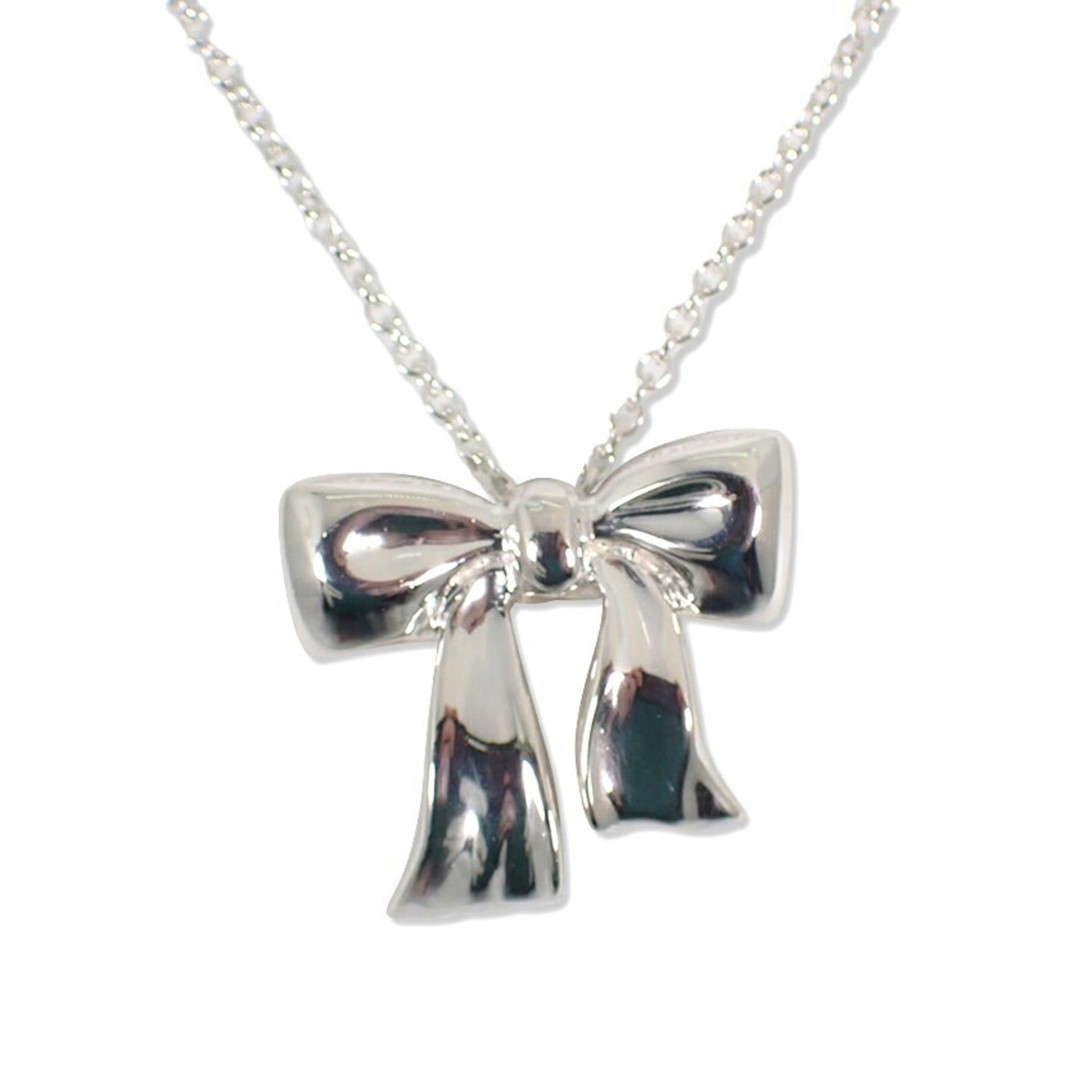 Tiffany & Co. TIFFANY 925 ribbon pendant necklace Size ONE SIZE - 1 Thumbnail