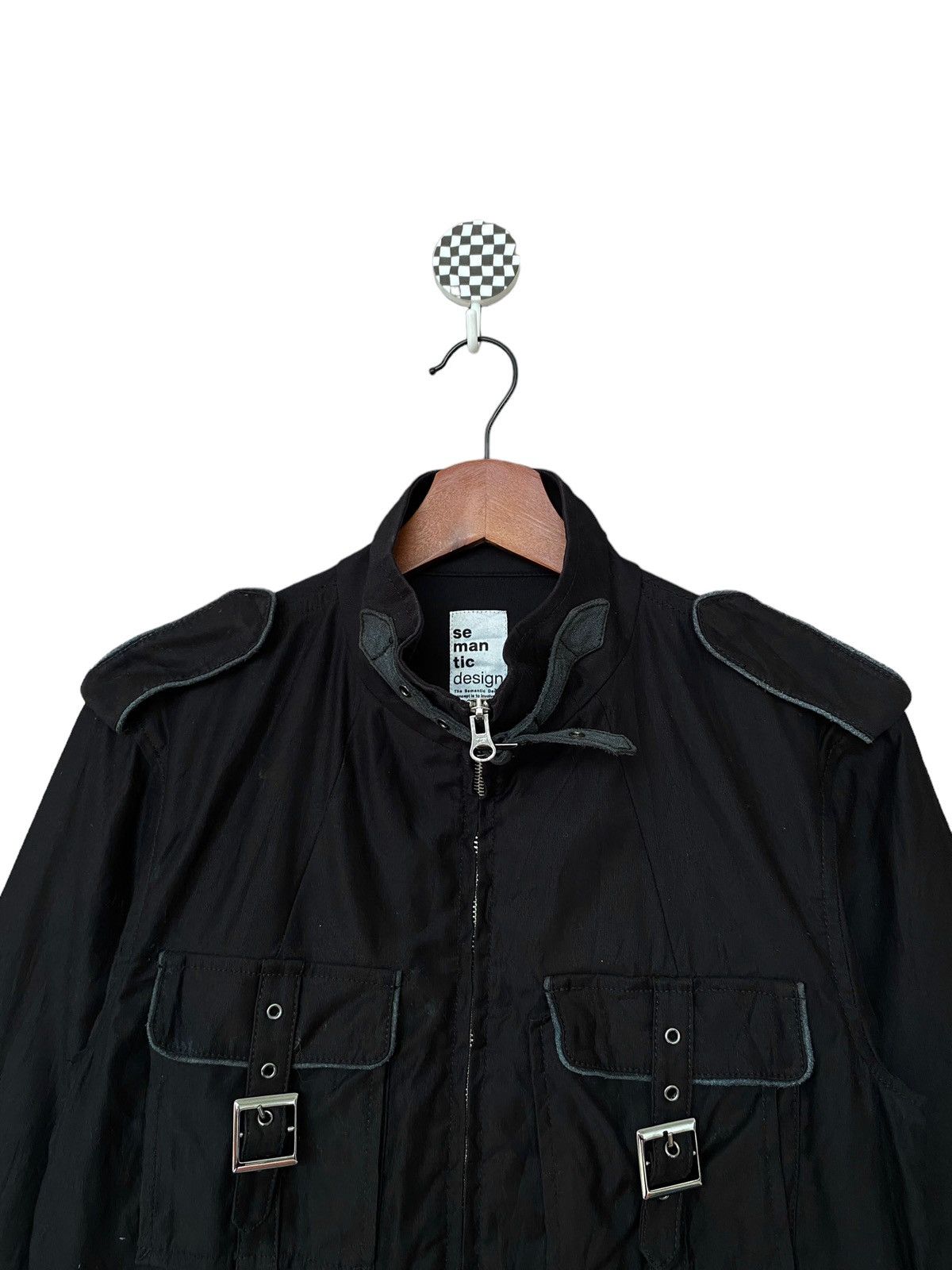 Japanese Brand × Vintage × semanticdesign Vintage Japanese Brand Semantic Design Jacket 1990s Size US L / EU 52-54 / 3 - 3 Thumbnail