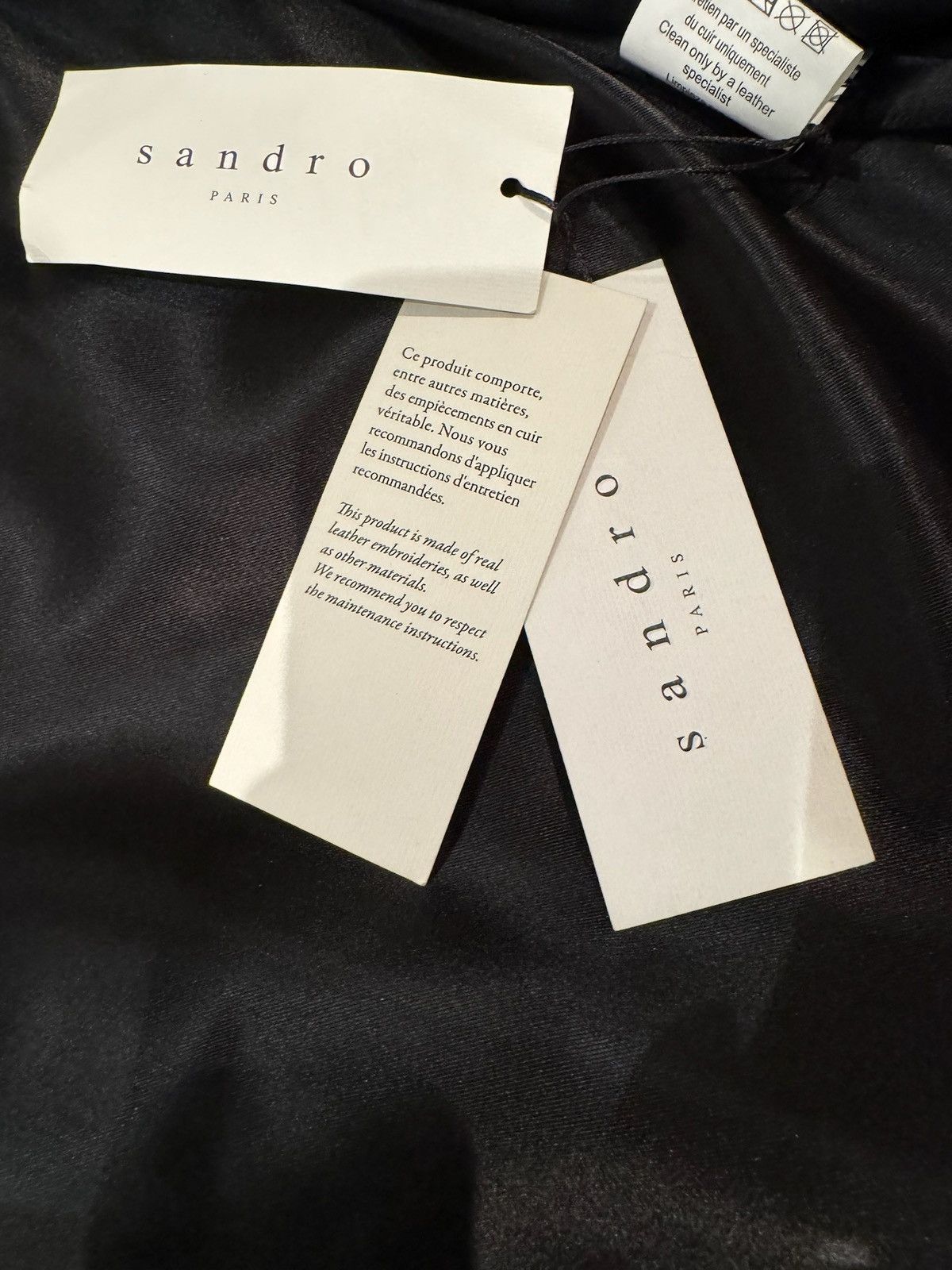Sandro Sandro Paris Men’s Leather Jacket Size US M / EU 48-50 / 2 - 5 Thumbnail