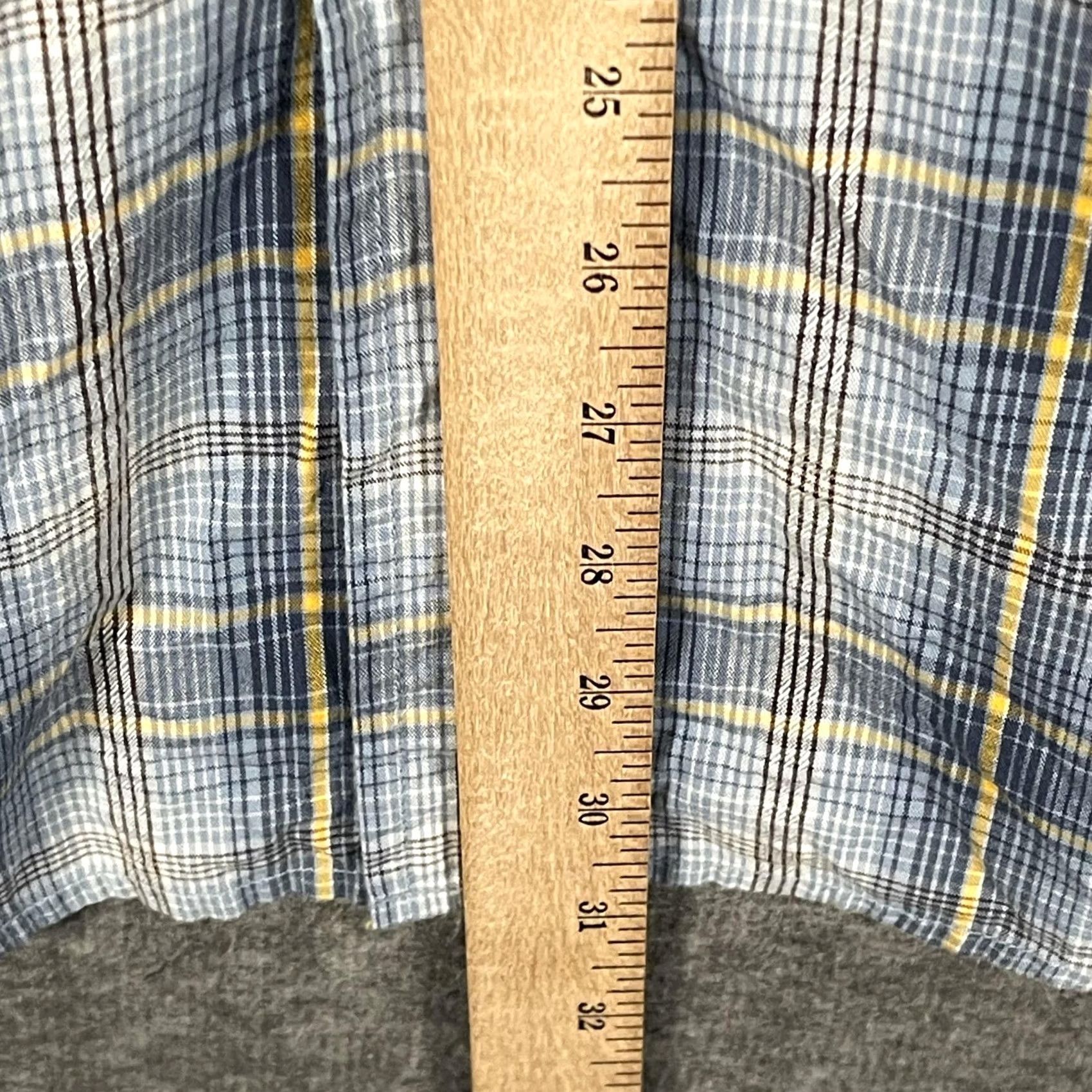 Vintage Aeropostale Shirt Mens Large Blue Plaid Long Sleeve Cotton Button Up Casual Y2K Size US L / EU 52-54 / 3 - 7 Thumbnail