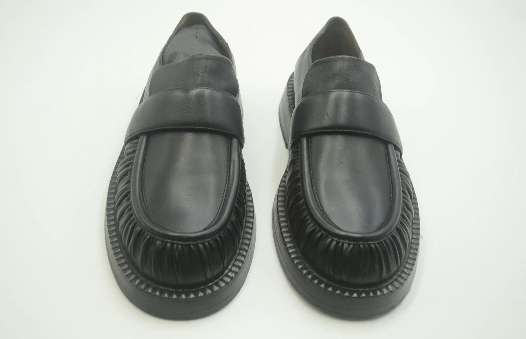Marsell Marsell Black Platform Pleated Loafer Boot Size US 9 / IT 39 - 4 Thumbnail