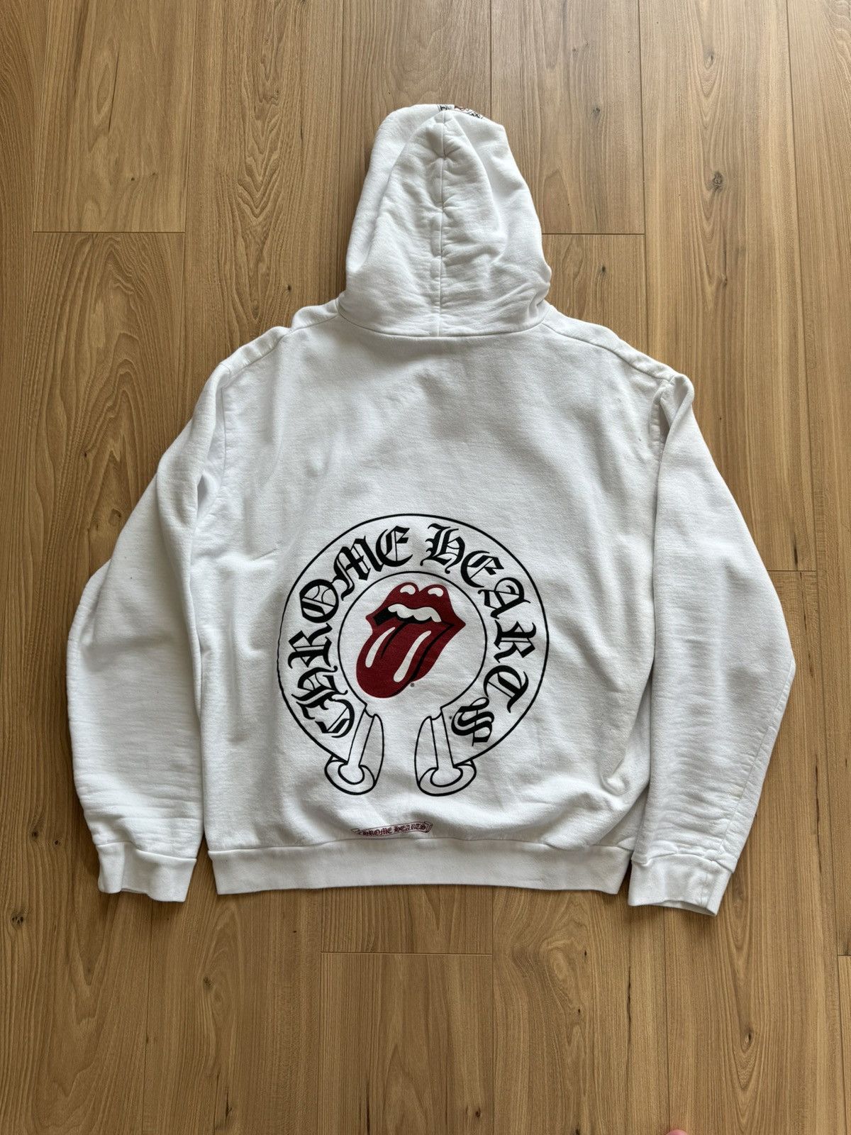 Chrome Hearts Tolling Stones White Hoodie