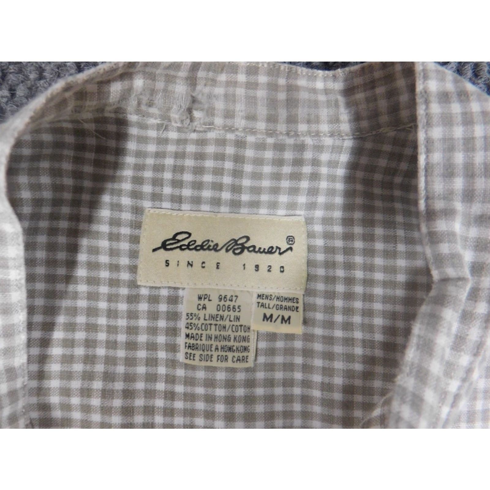 Eddie Bauer Eddie Bauer Shirt Mens Medium Beige Button-Down Cotton Regular Button Up Collared Long Sleeve Staples USA Vintage No Size US M / EU 48-50 / 2 - 5 Thumbnail