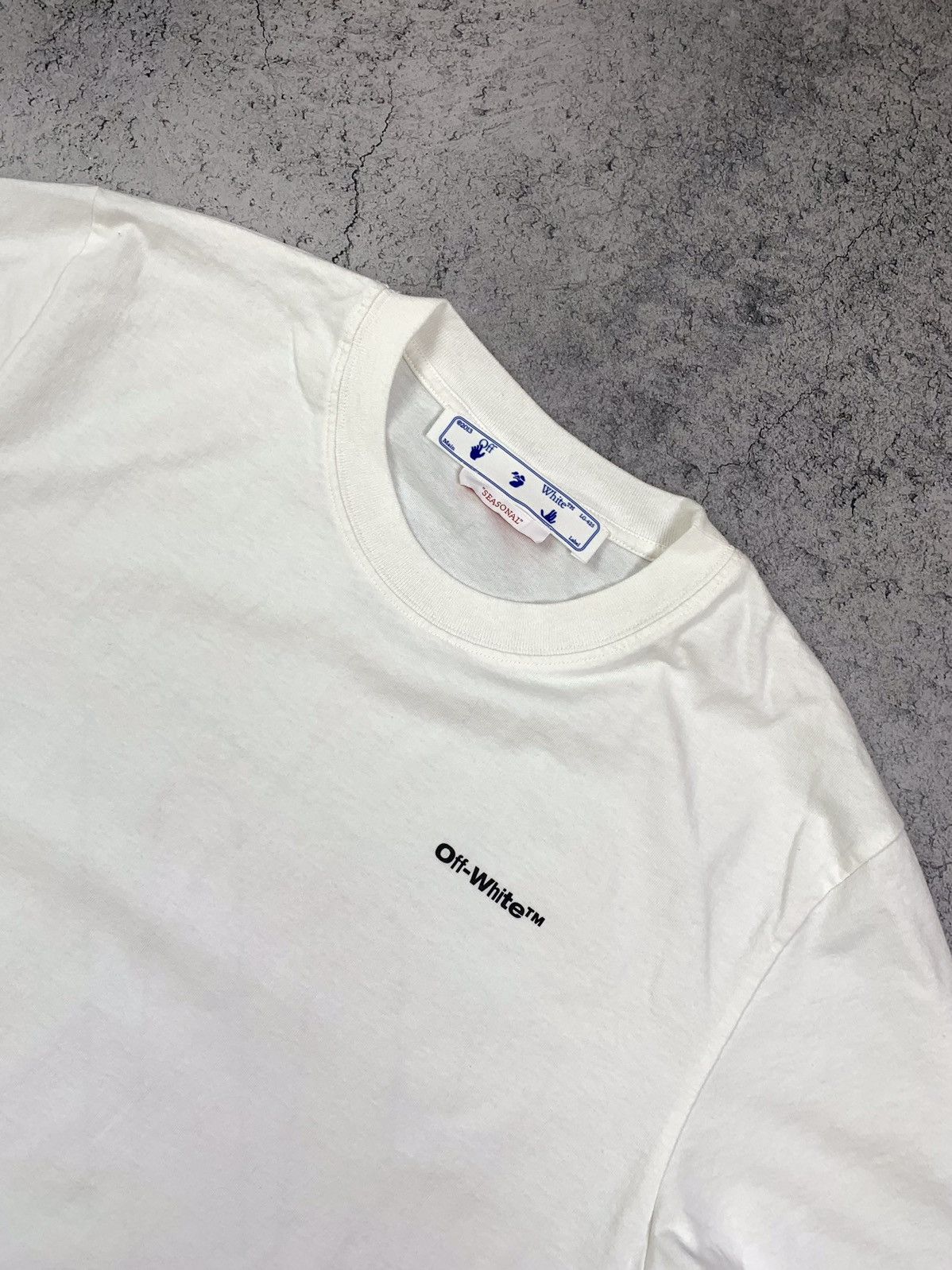 Off-White Off-White Seasonal 2013 Virgil Abloh T-Shirt Mens Size M-L Size US L / EU 52-54 / 3 - 3 Thumbnail