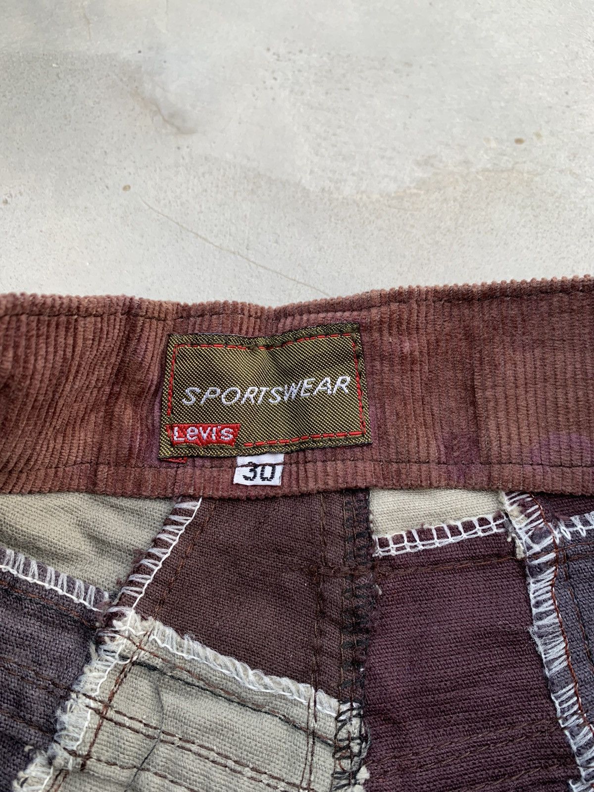 If Six Was Nine × Levi's Vintage Clothing Levi’s Patchwork Corduroy Pants Size US 30 / EU 46 - 4 Thumbnail