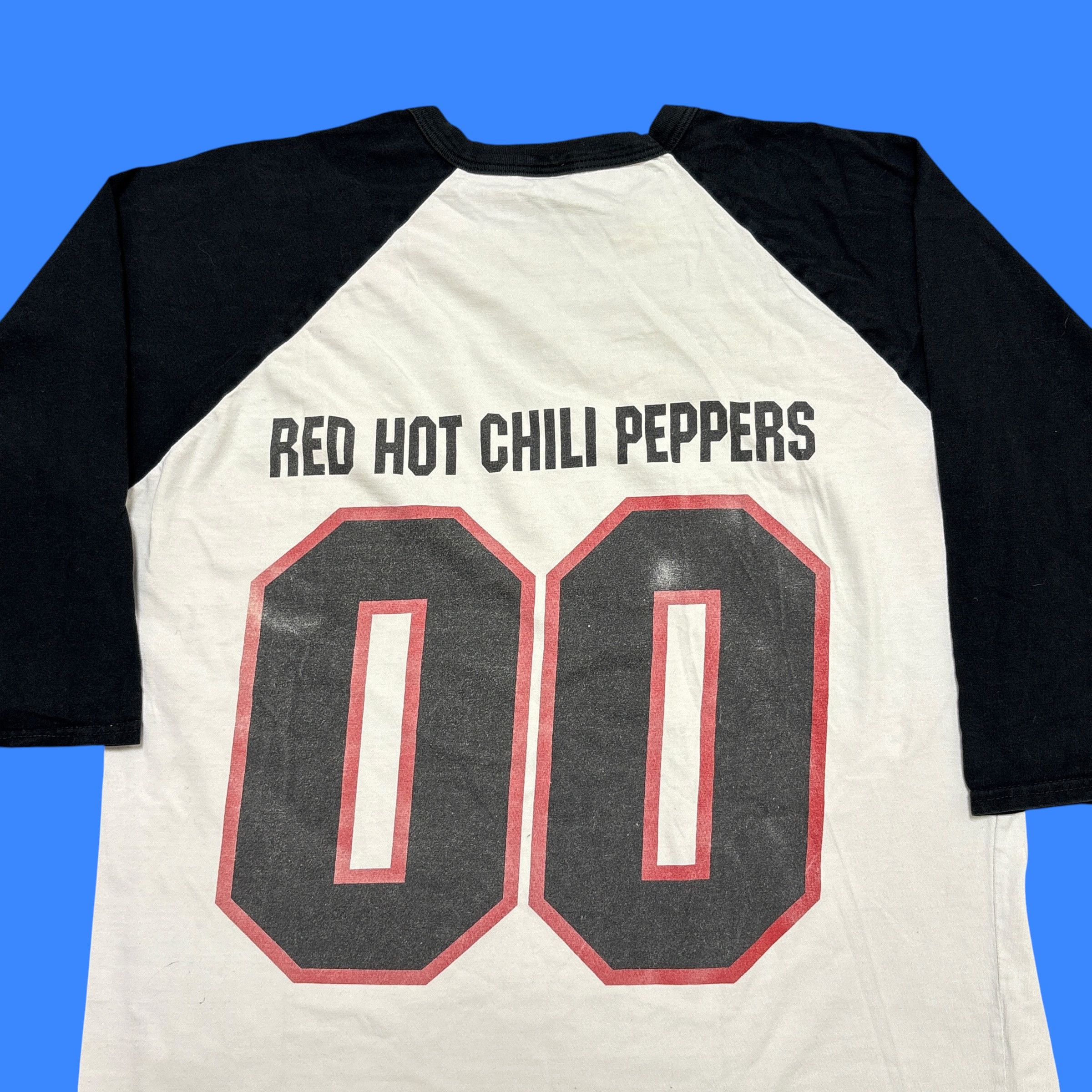 Band Tees Vintage Red Hot Chili Peppers Shirt 90s Raglan Rock Band Tee Size US L / EU 52-54 / 3 - 11 Thumbnail