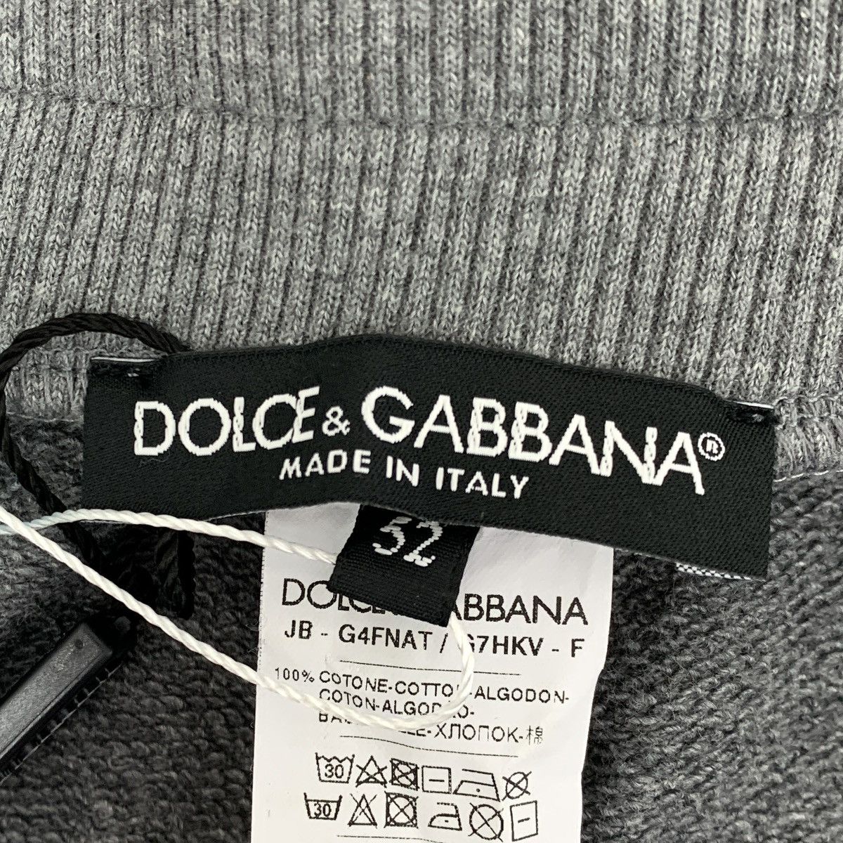 Dolce & Gabbana Dolce & Gabbana Grey Badge Embroidered Sweatpants K26WX Size US 36 / EU 52 - 7 Thumbnail