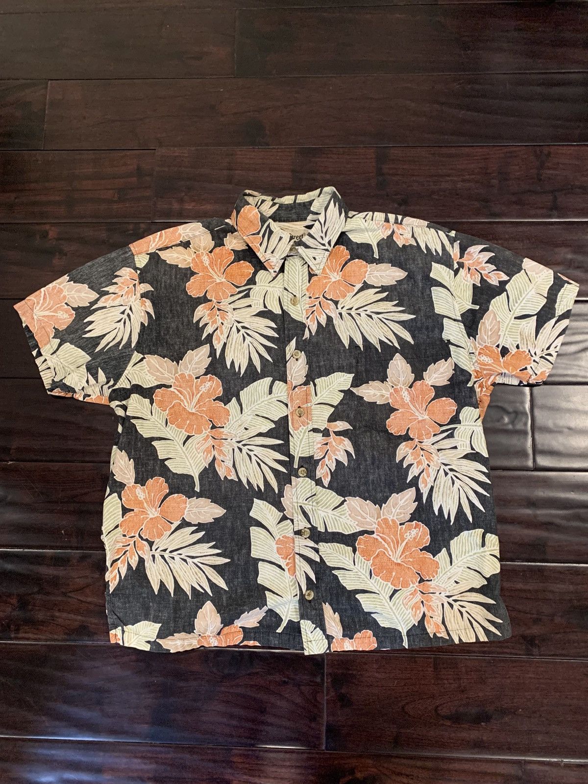 Vintage Cooke street Honolulu Hawaiian button up