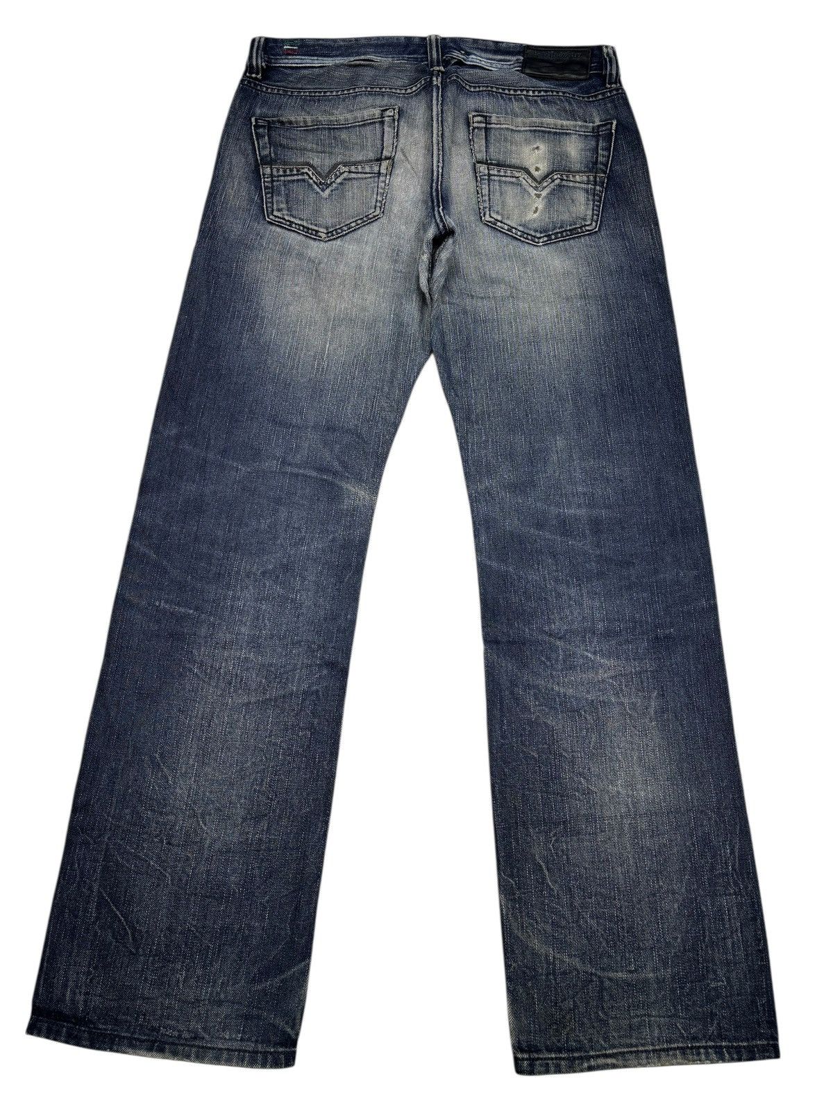 Diesel DIESEL LARKEE LOOSE WIDE DARK DENIM JEANS Size US 33 - 2 Thumbnail
