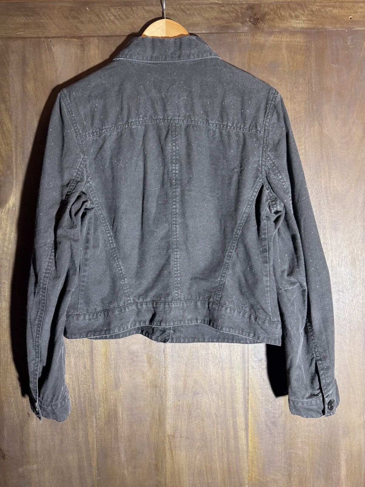Ann Demeulemeester Ann demeulemeester vintage washed black glitter jacket 42 Size M / US 6-8 / IT 42-44 - 4 Thumbnail