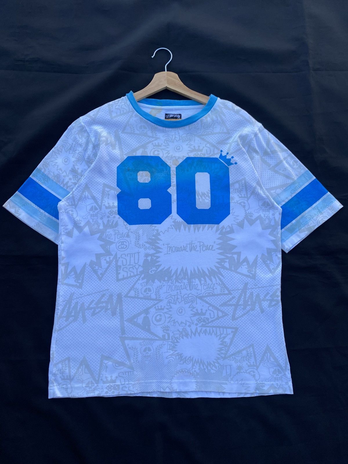 Stussy Rare Stussy “Increase the Peace” Graphic Tshirt Size US L / EU 52-54 / 3 - 2 Thumbnail