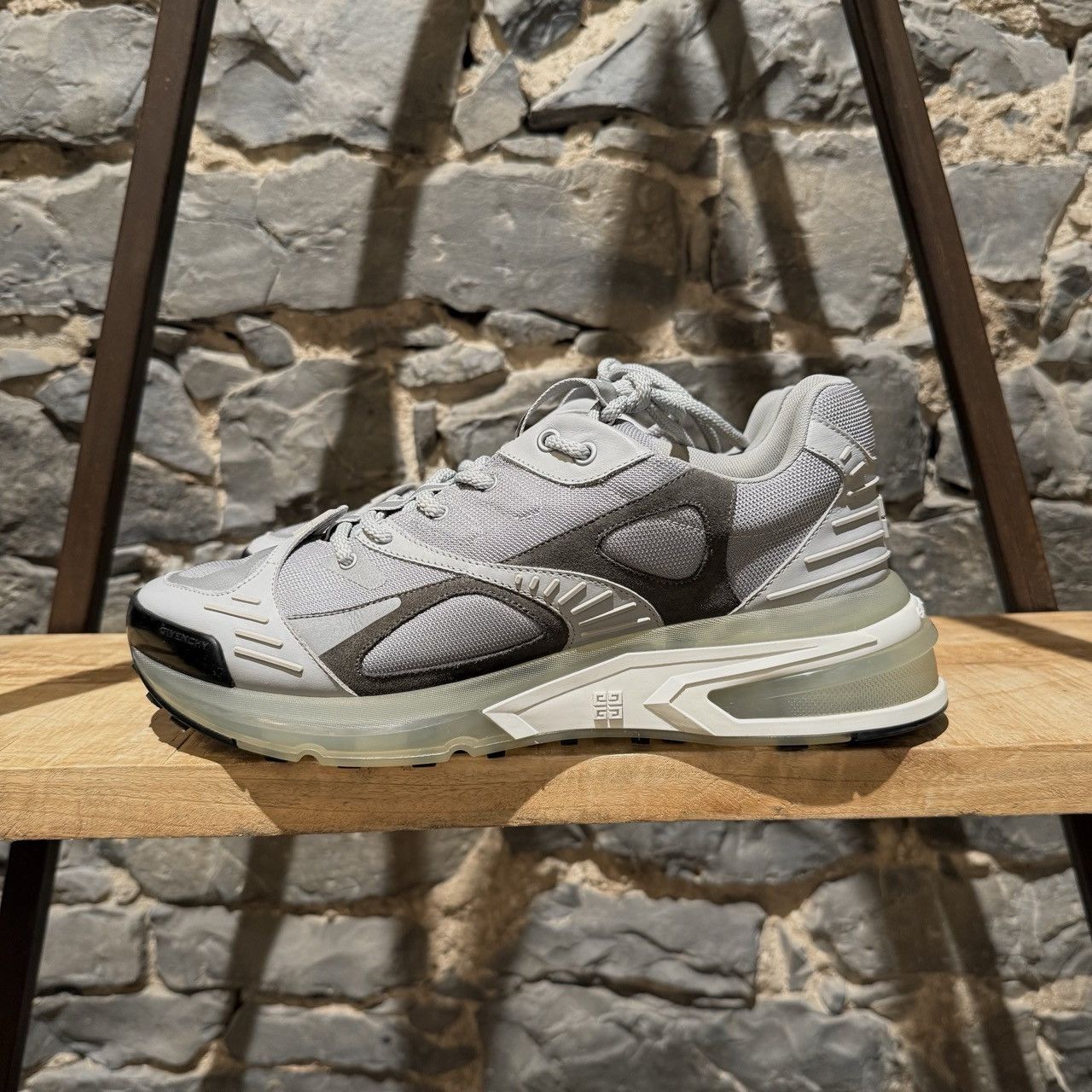Givenchy Givenchy Giv 1 Mountain Cloud Grey Mesh Low-top Sneakers Size US 11 / EU 44 - 6 Thumbnail